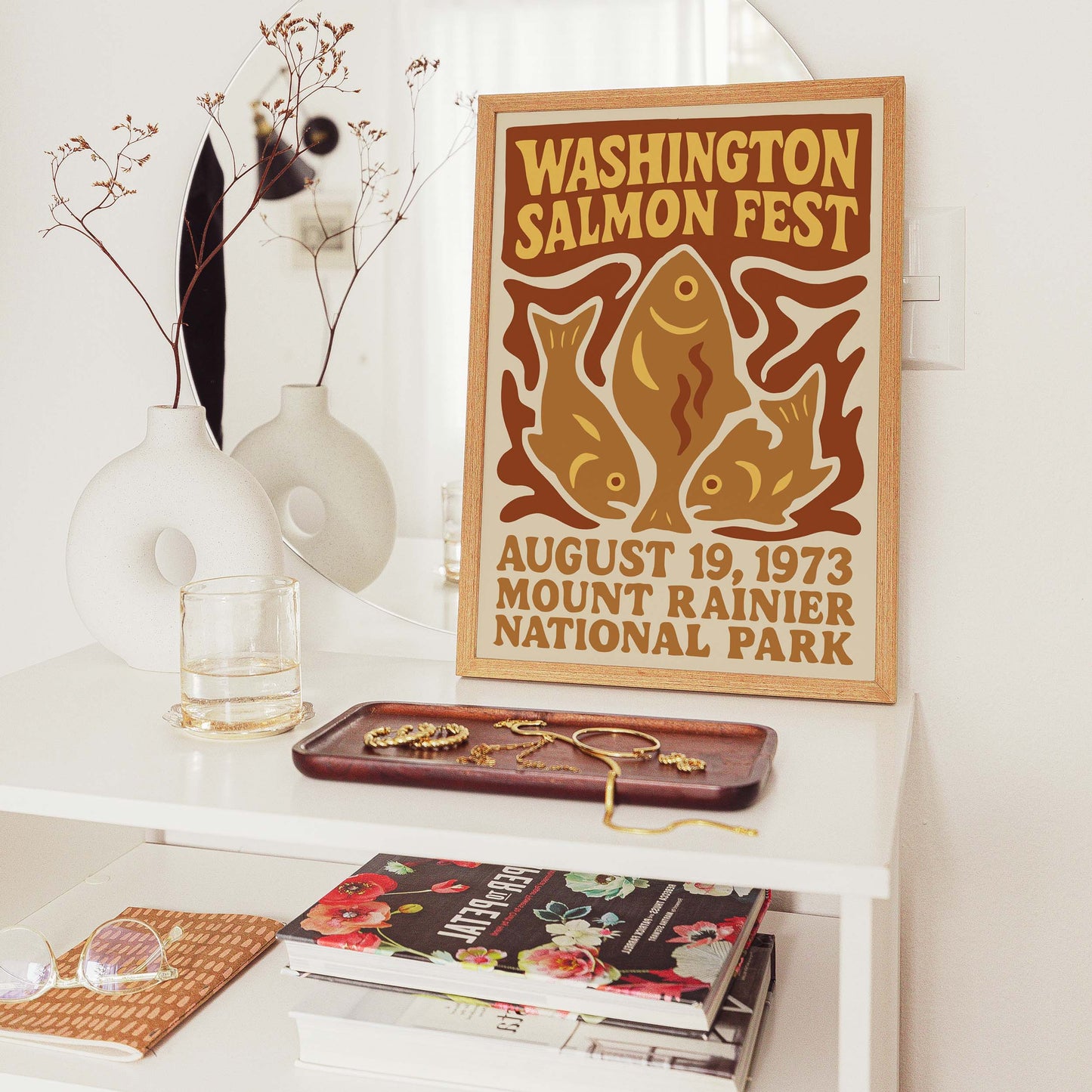Washington Salmon Fest Poster Print