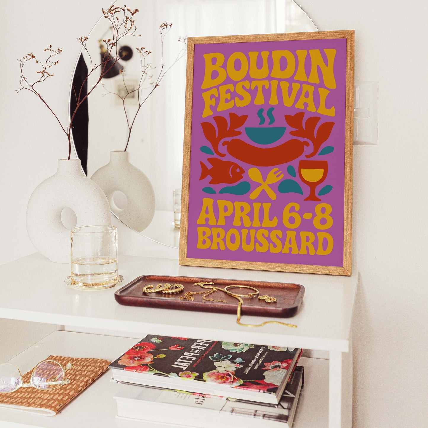Boudin Festival Poster Print