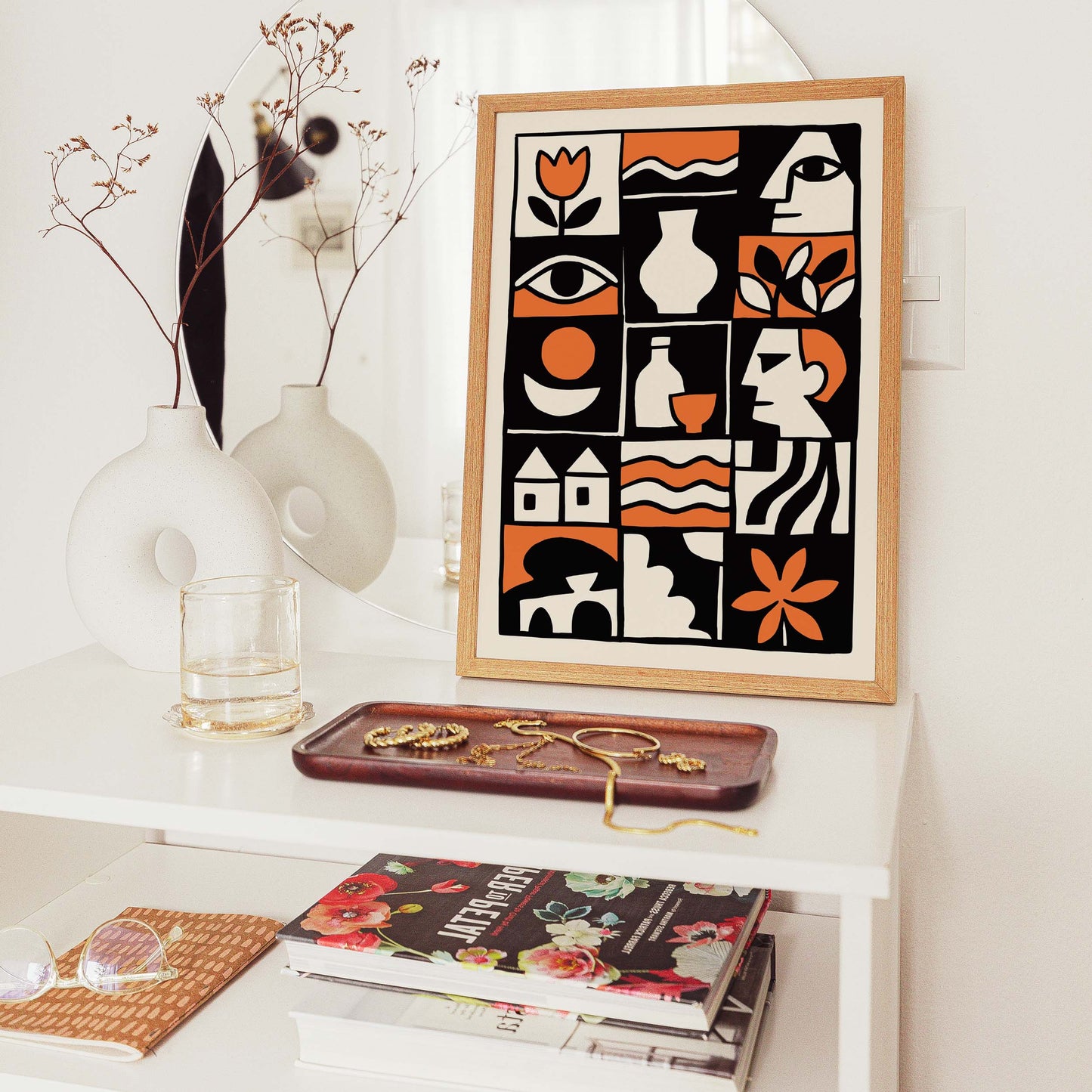 Abstract Shapes Gallery Poster Wall Art