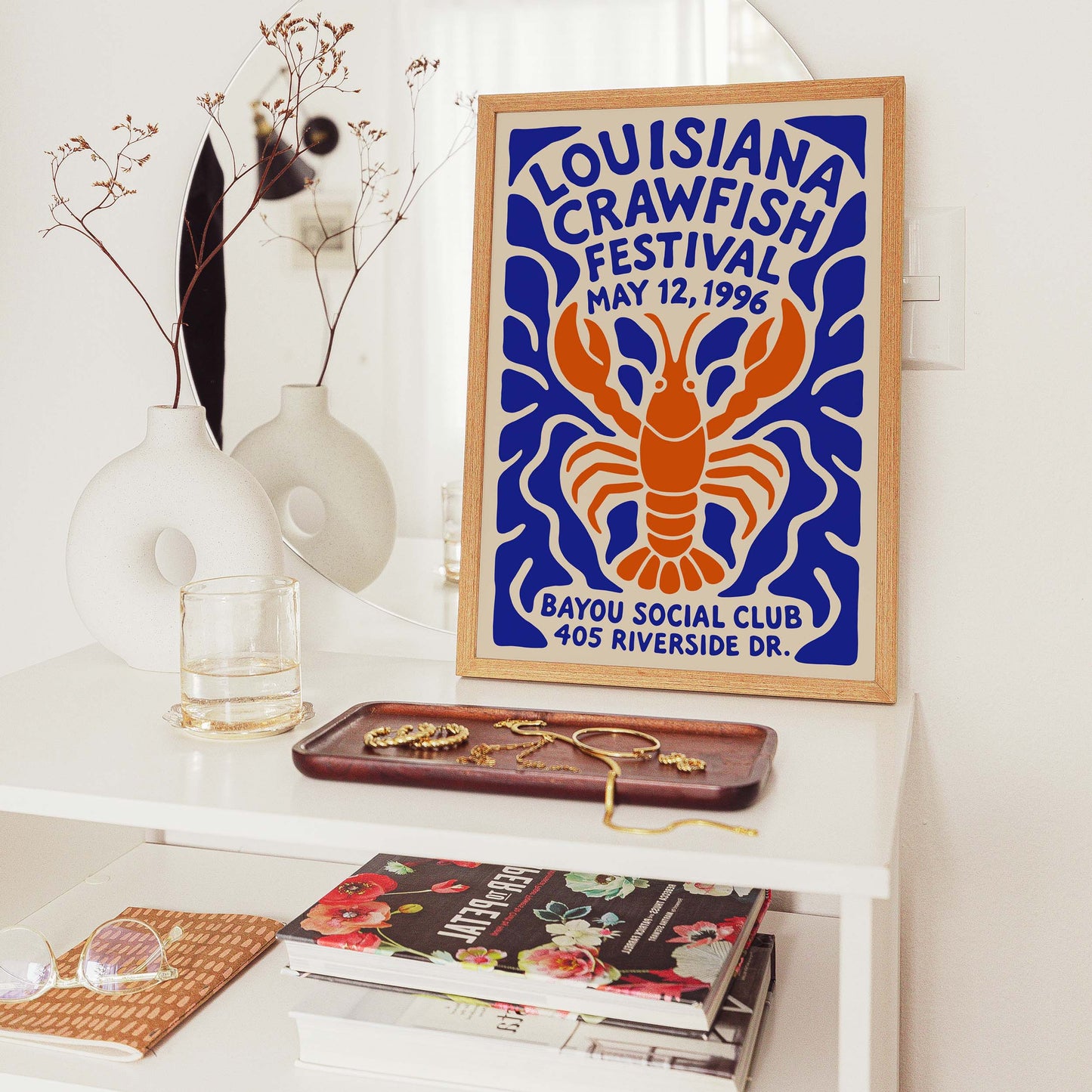 Louisiana Crawfish Festival Poster Print