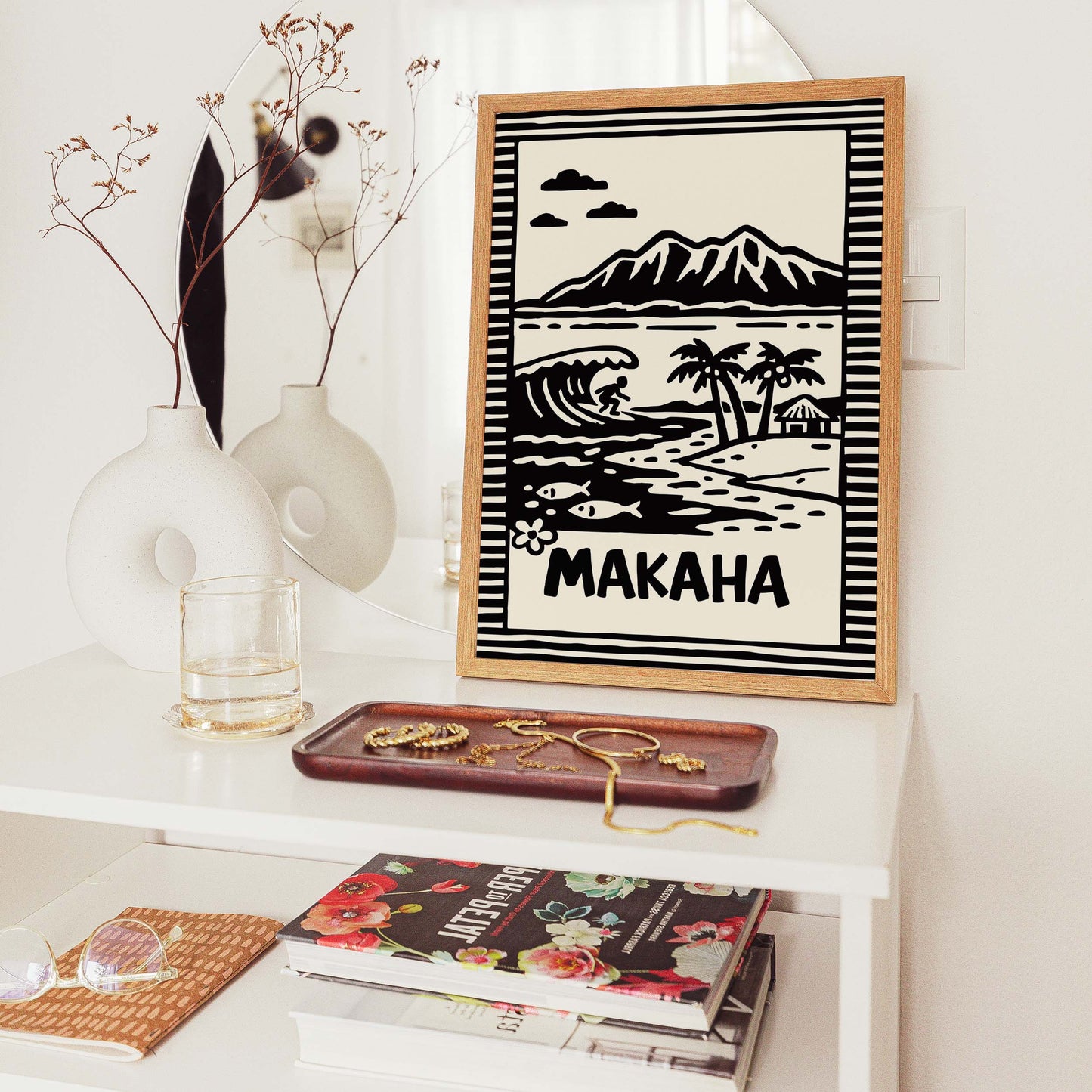 Makaha Hawaii Poster Print