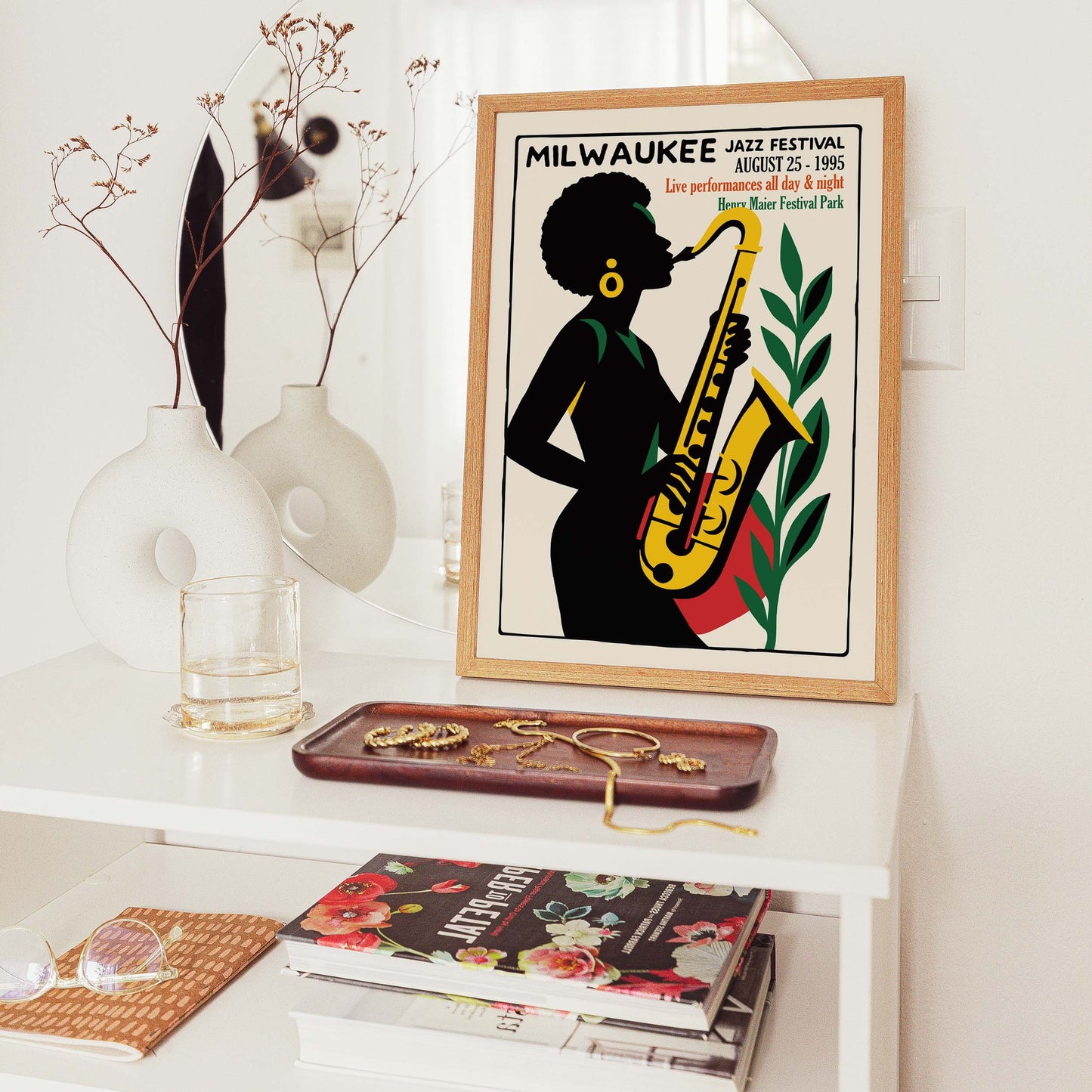 Milwaukee Jazz Festival Vintage Poster
