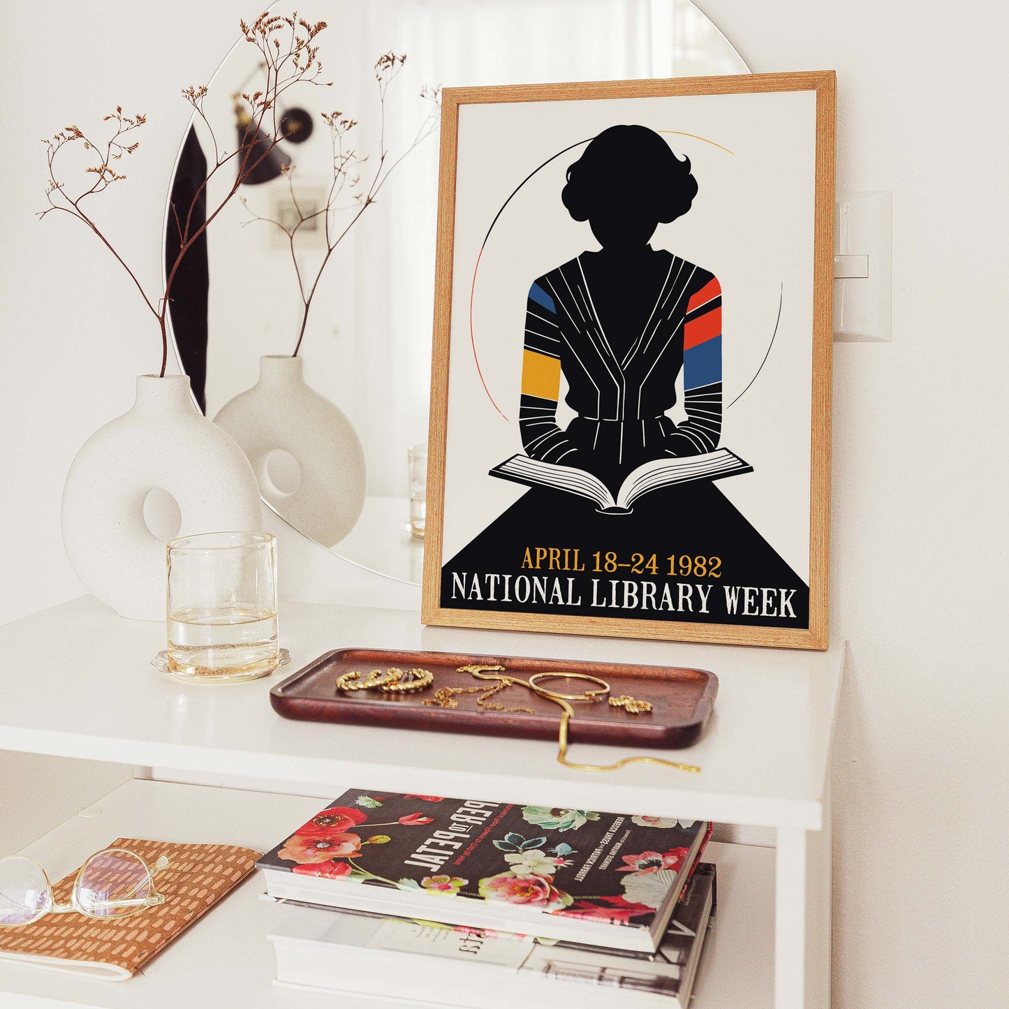 National Library Week Reading Poster