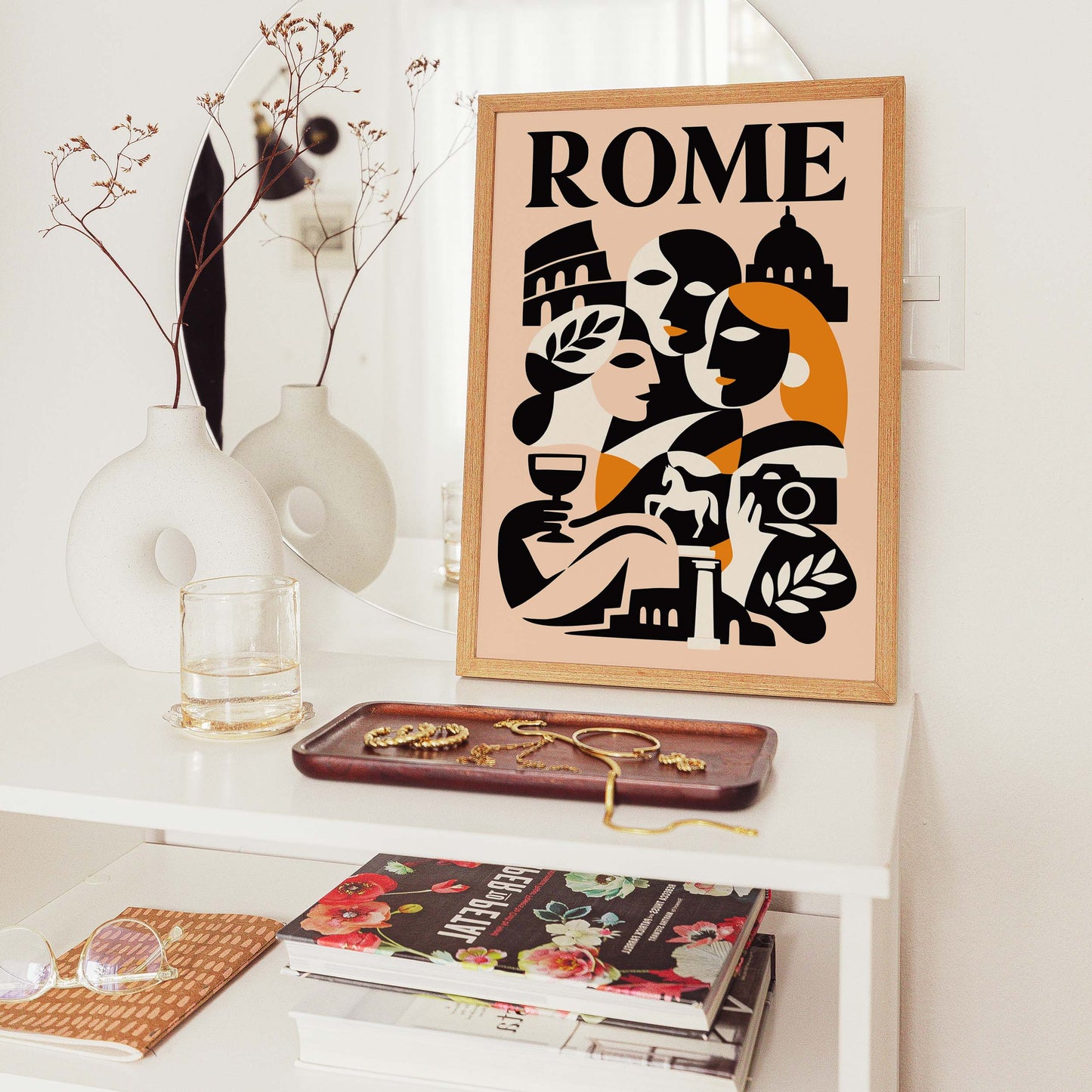 Rome Travel Poster Print