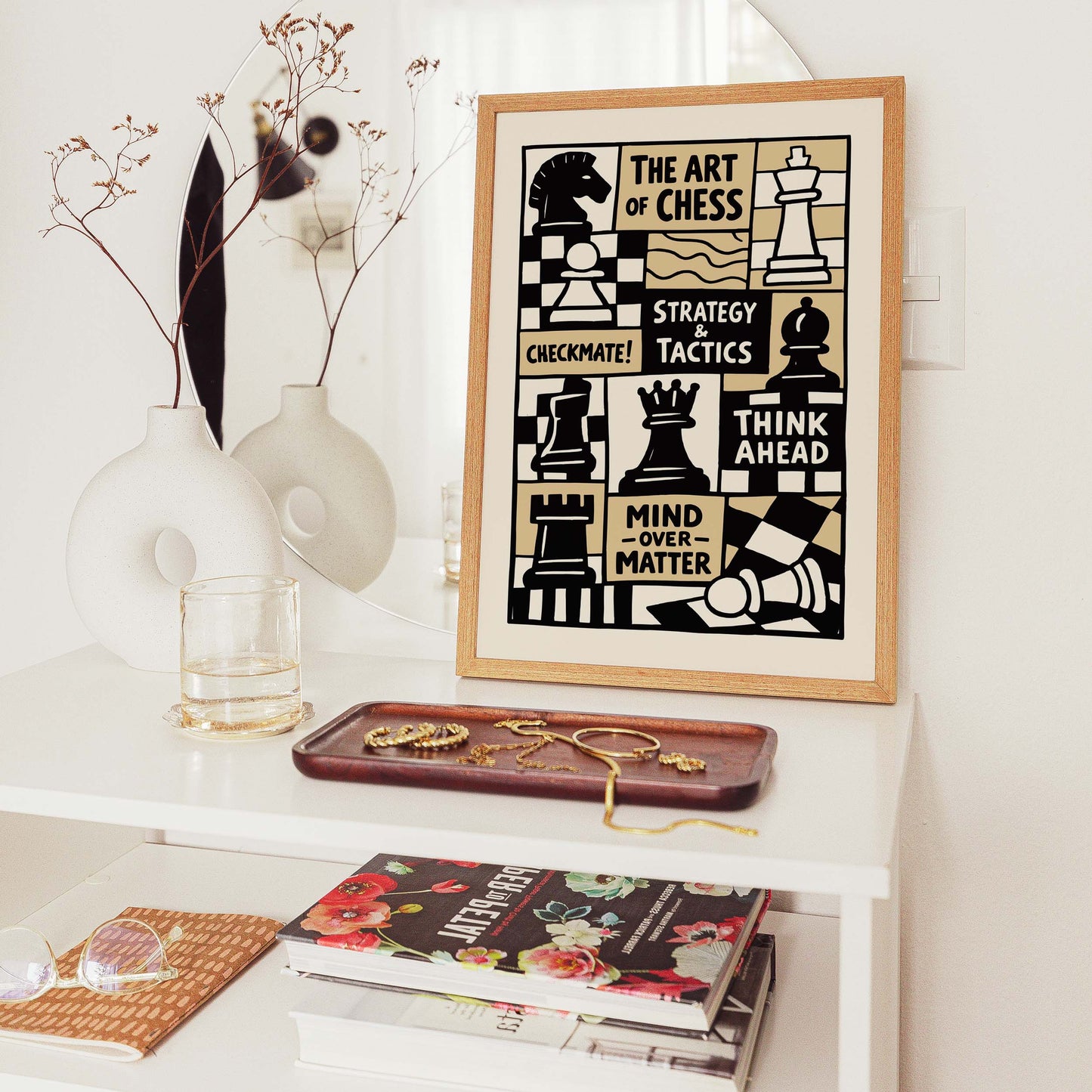 Art of Chess Strategy Poster