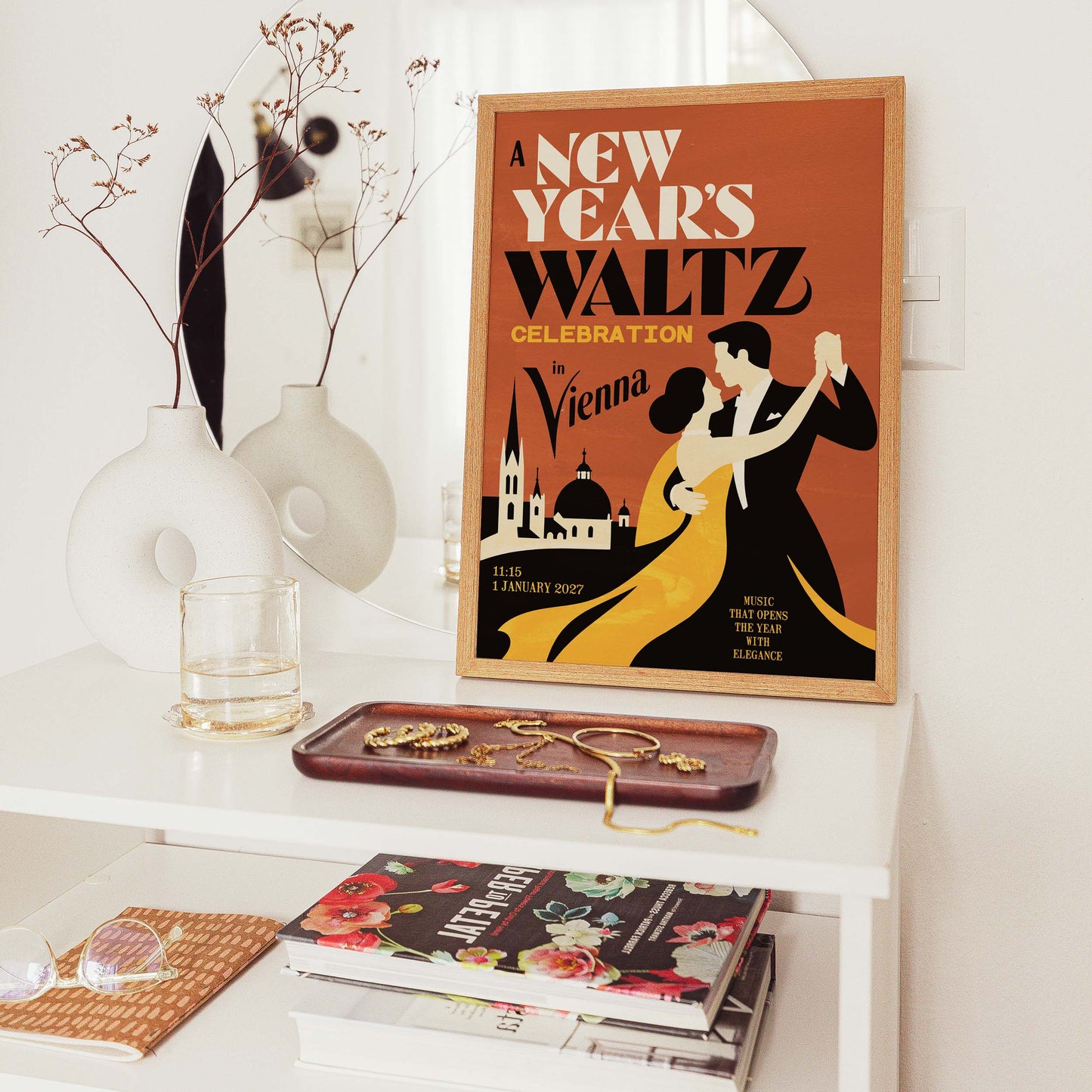 New Years Waltz Vienna Wall Art
