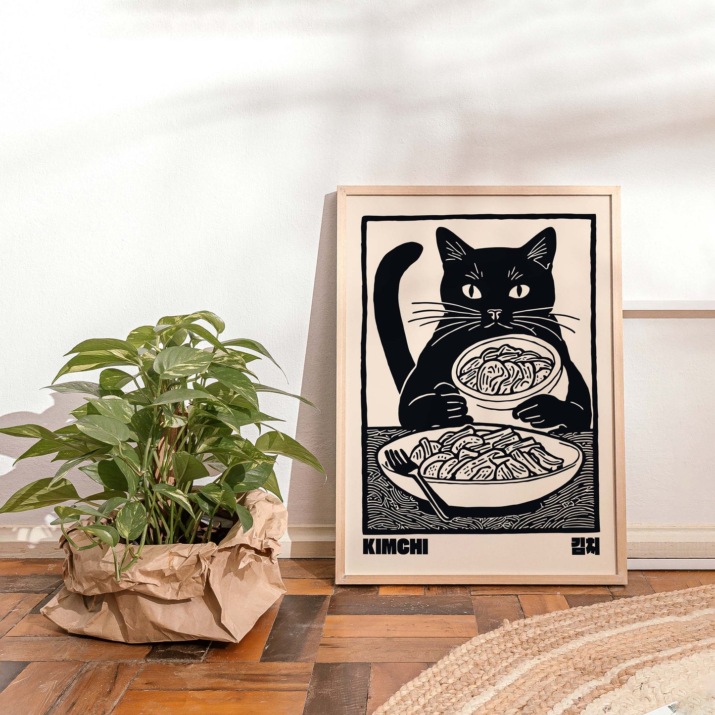 Kimchi Cat Wall Print