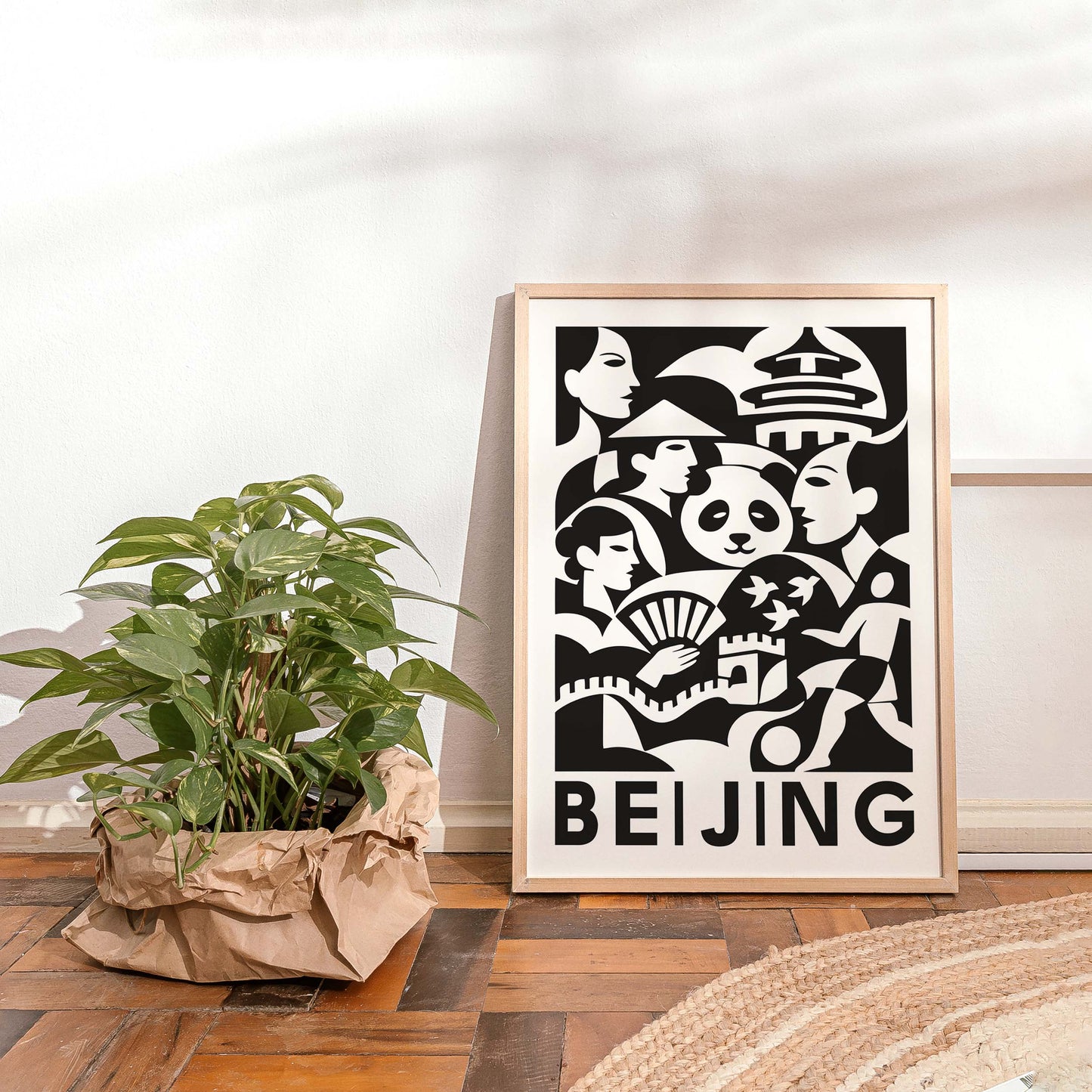 Beijing Travel Poster Wall Art