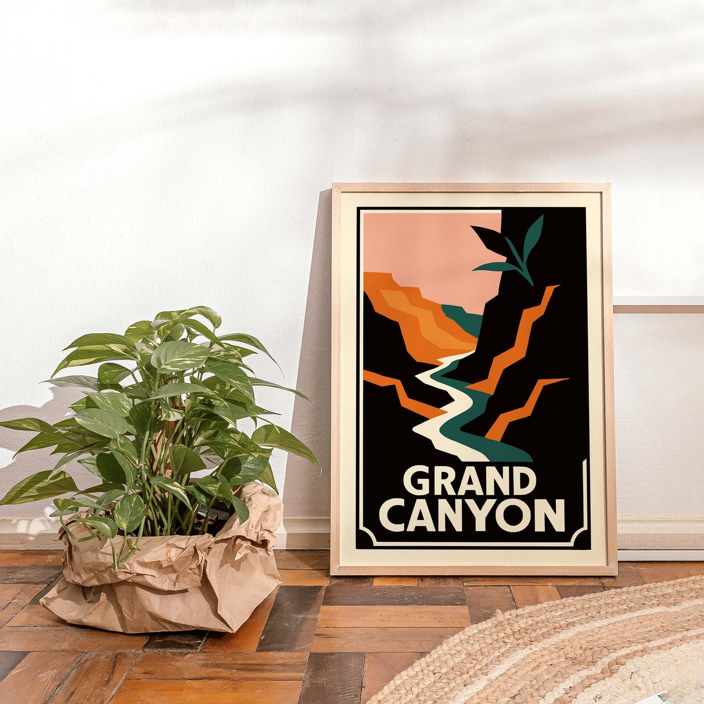 Grand Canyon Vintage Travel Poster