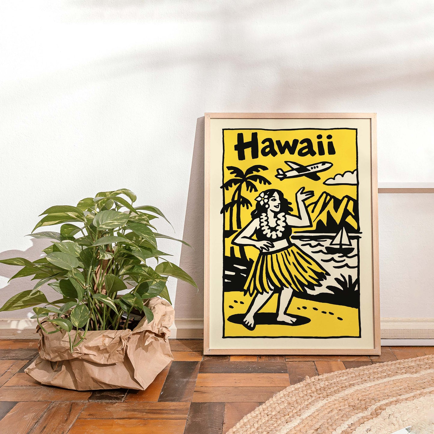 Hawaii Hula Poster
