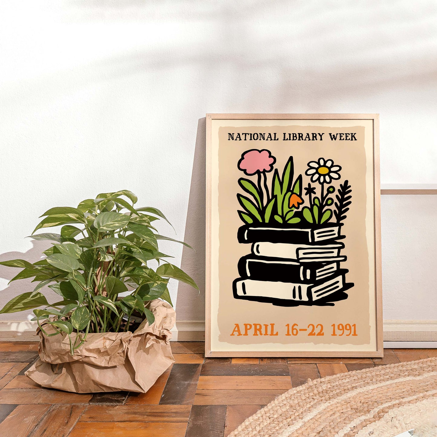 National Library Week Books Poster
