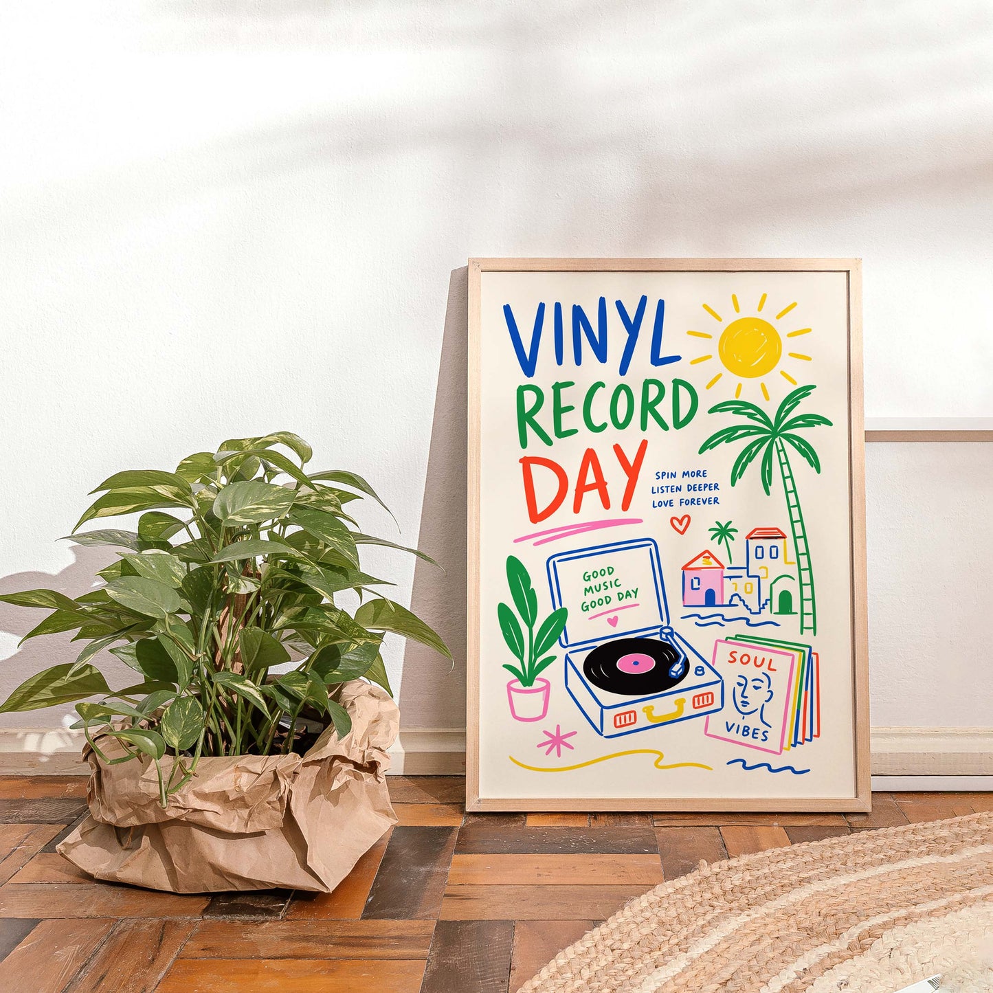 Vinyl Record Day Poster Print