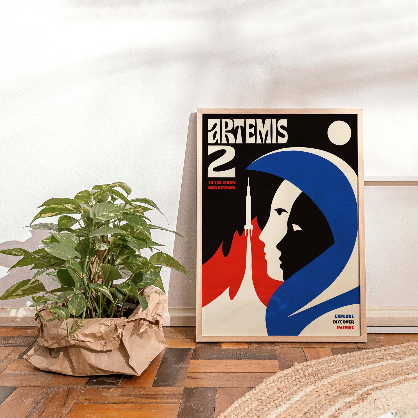 Artemis 2 Space Exploration Poster