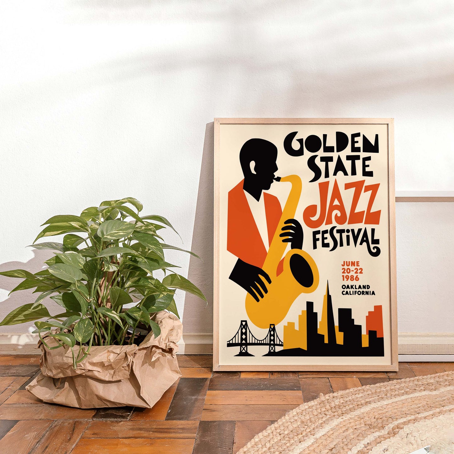 Golden State Jazz Festival Bar Poster