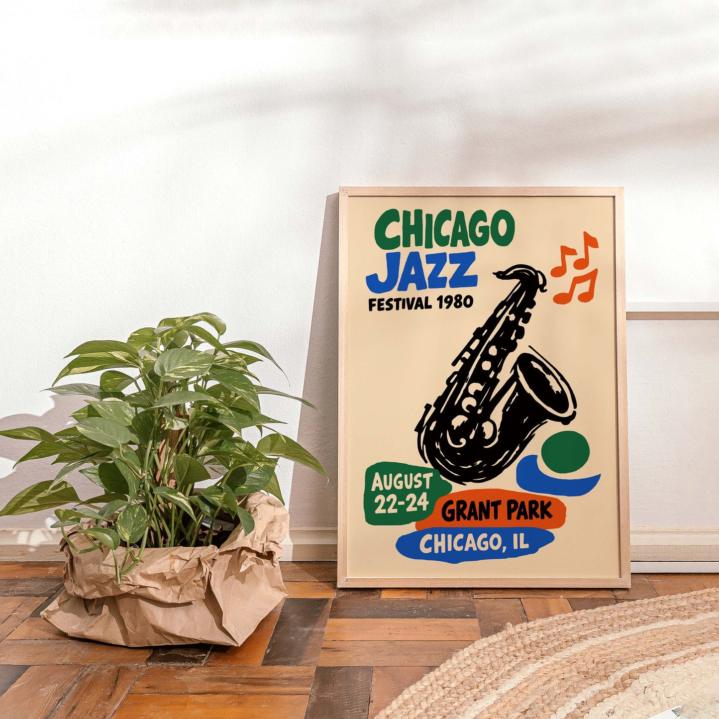 Chicago Jazz Festival Poster