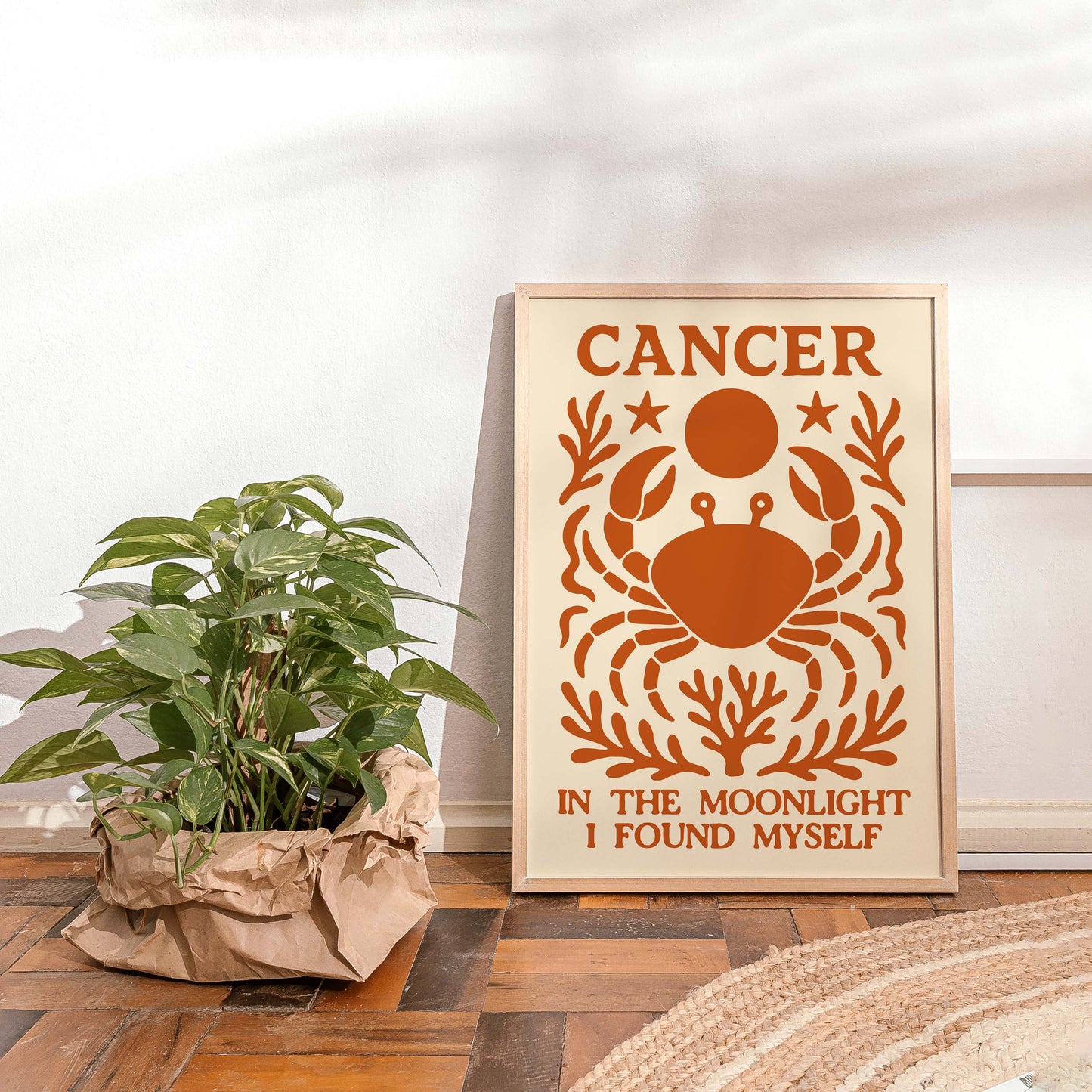 Cancer Zodiac Crab Poster
