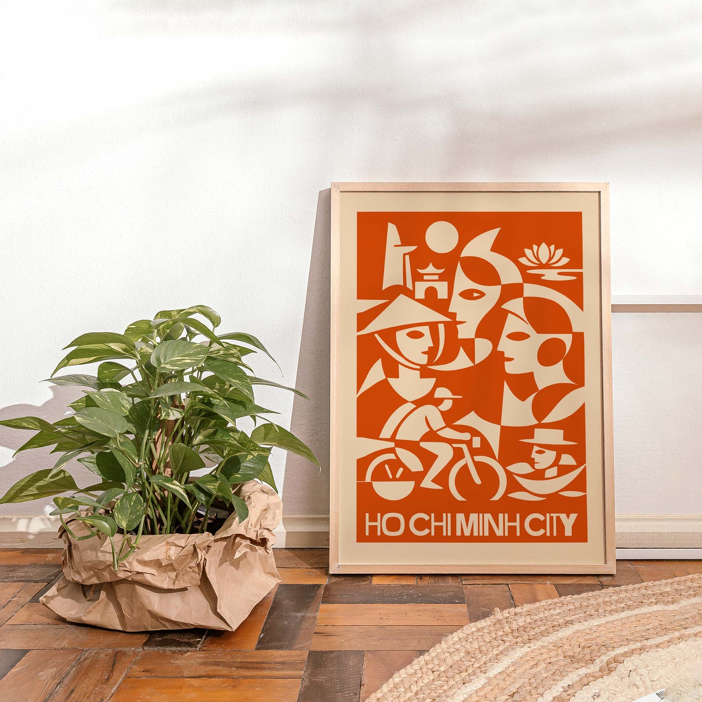 Ho Chi Minh City Vintage Wall Art