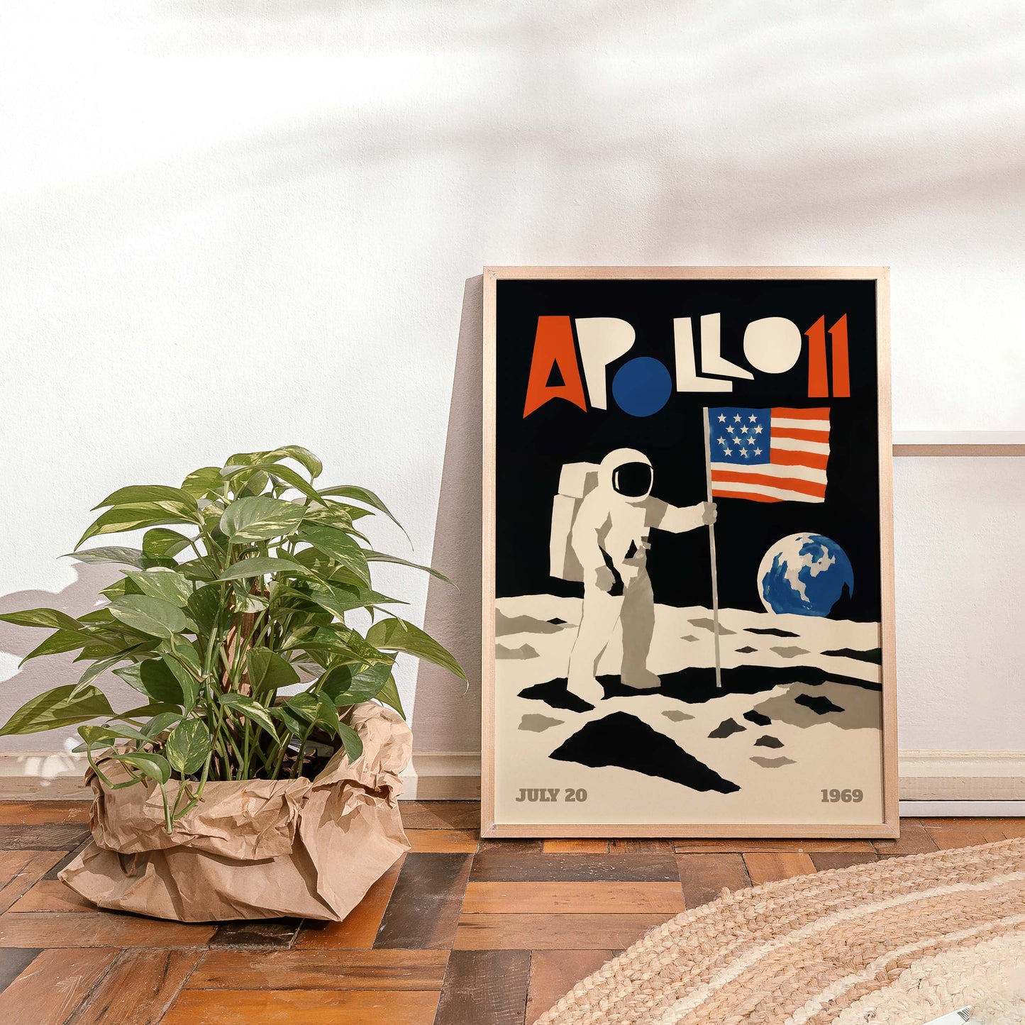 Apollo 11 Living Room Poster