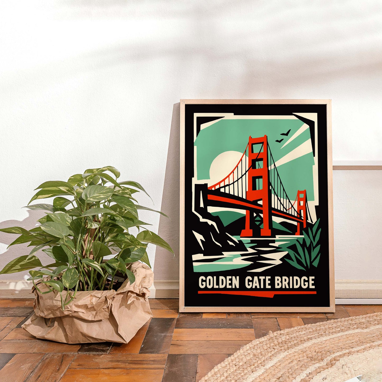 Golden Gate Bridge Travel Poster