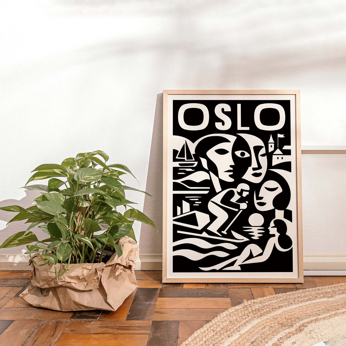 Oslo Travel Poster Wall Art