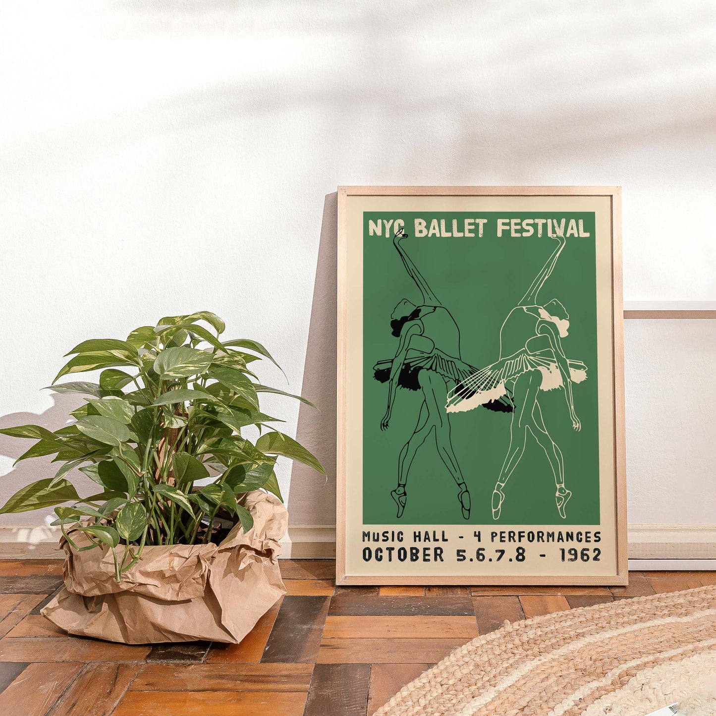 NYC Ballet Festival Dancers Poster Print