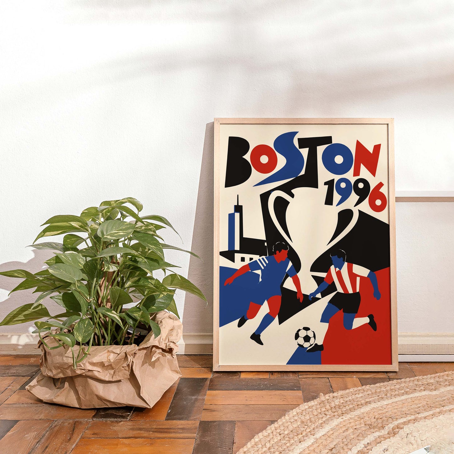 Boston 1996 Soccer Poster