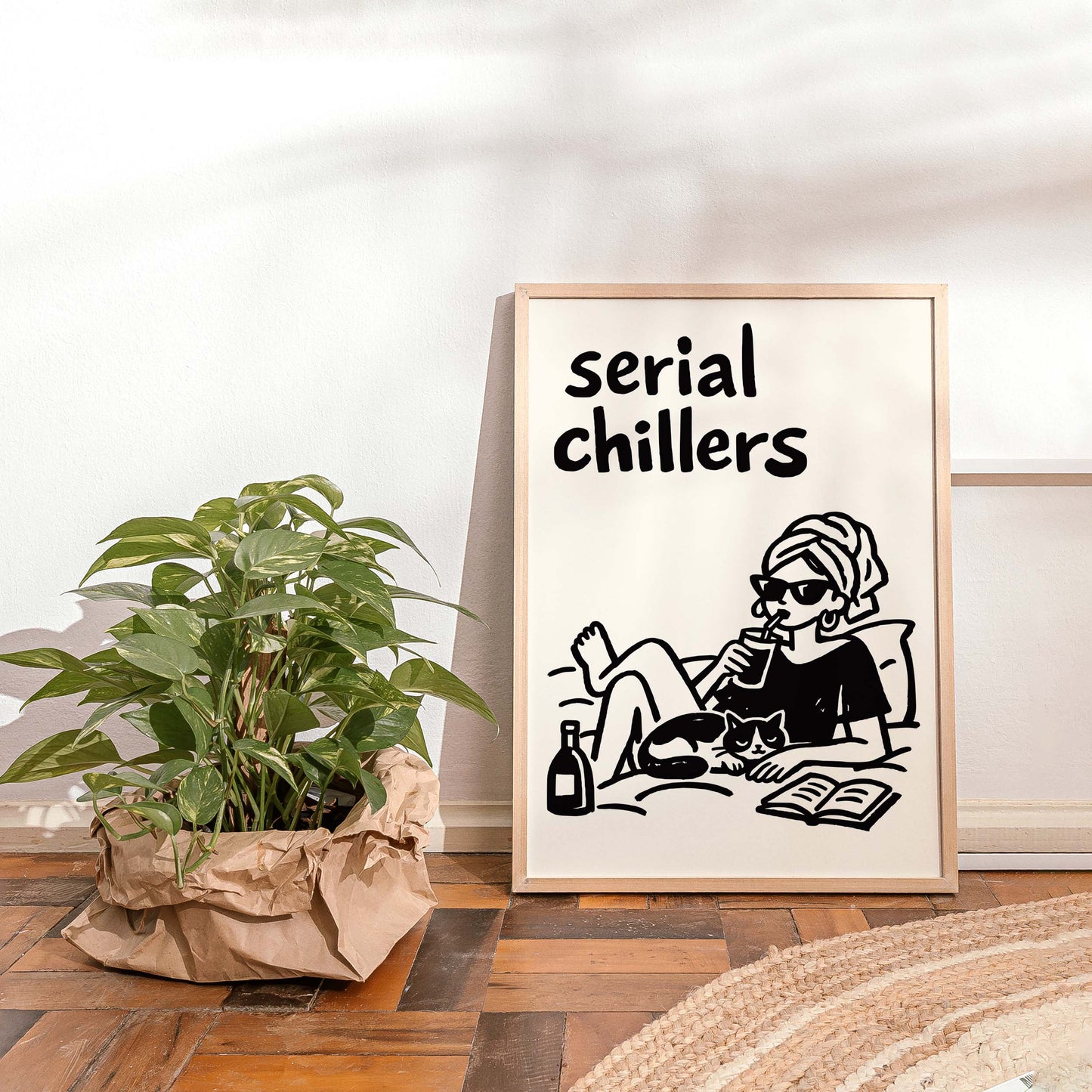 Serial Chillers Relaxation Poster Print