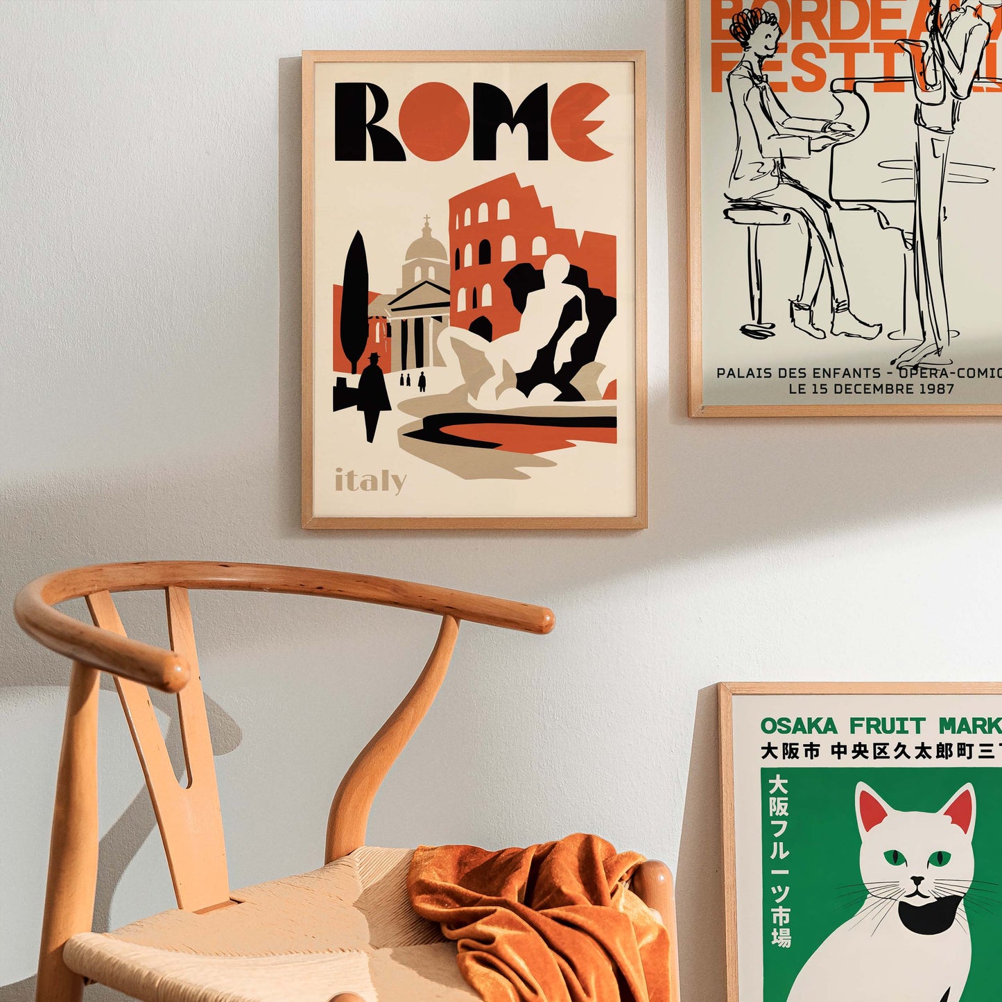 Rome Italy Travel Poster