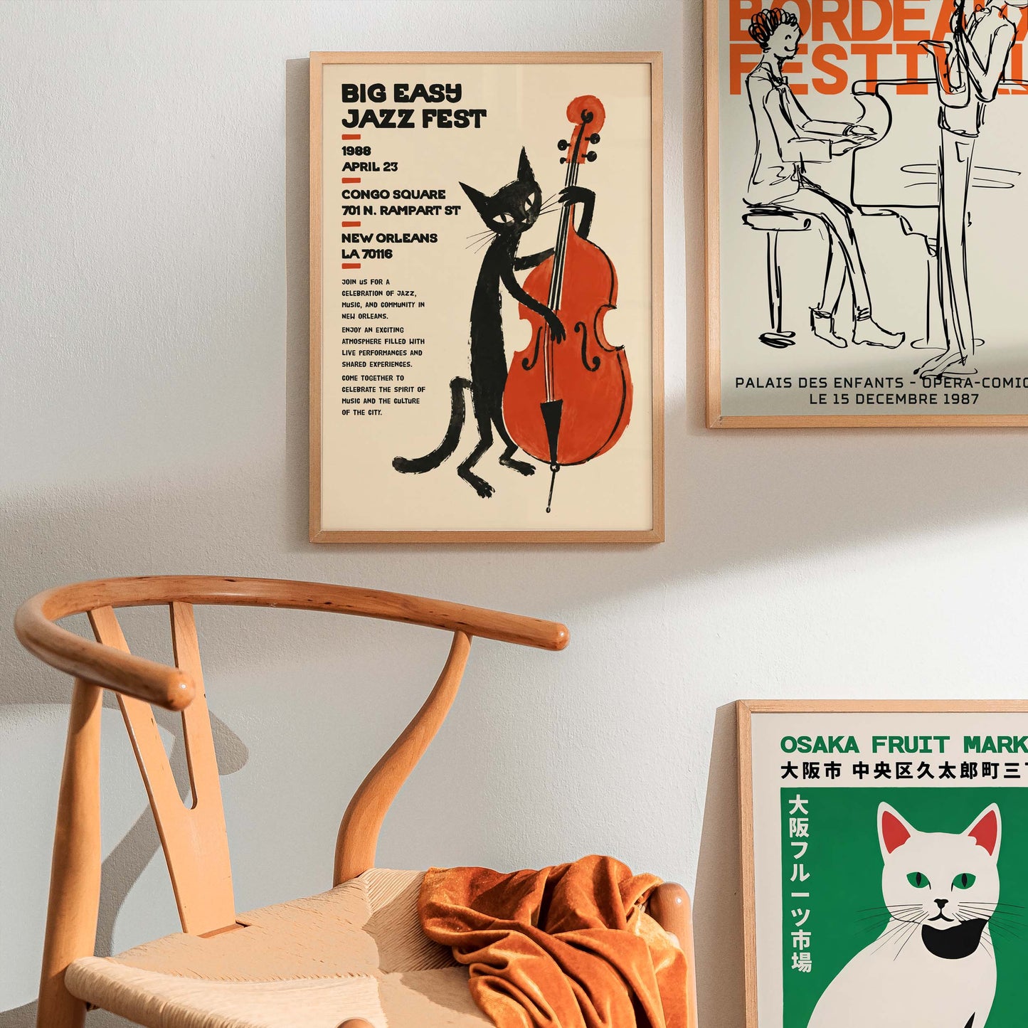 Big Easy Jazz Fest Print For Music Room
