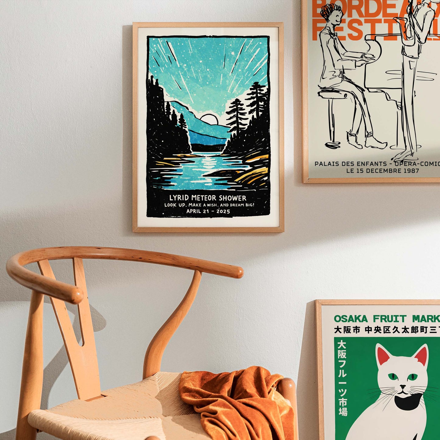 Meteor Shower 2025 Poster Art Print