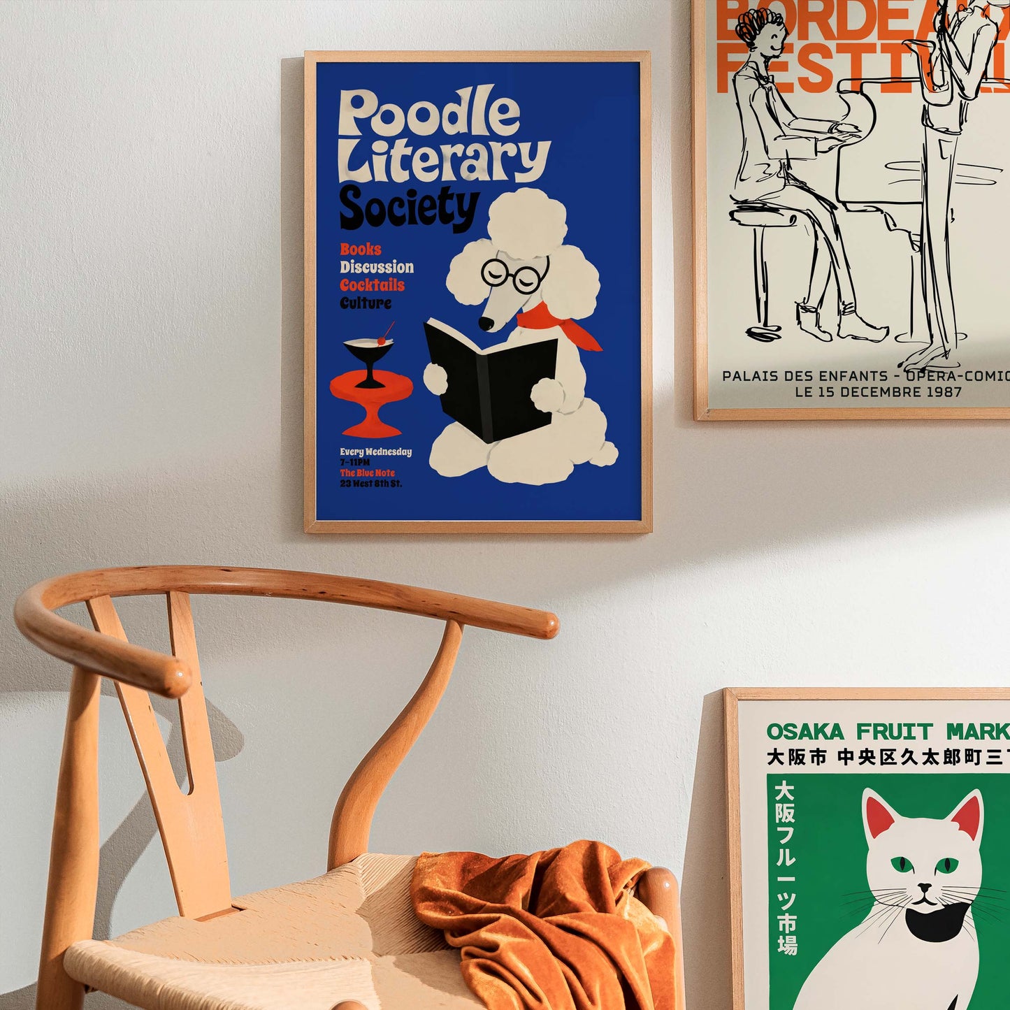 Poodle Literary Society Poster Print