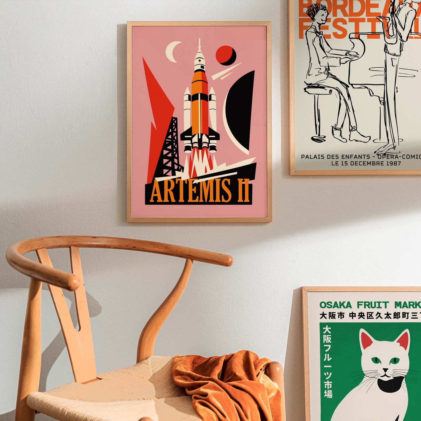 Artemis II Launch Poster Print