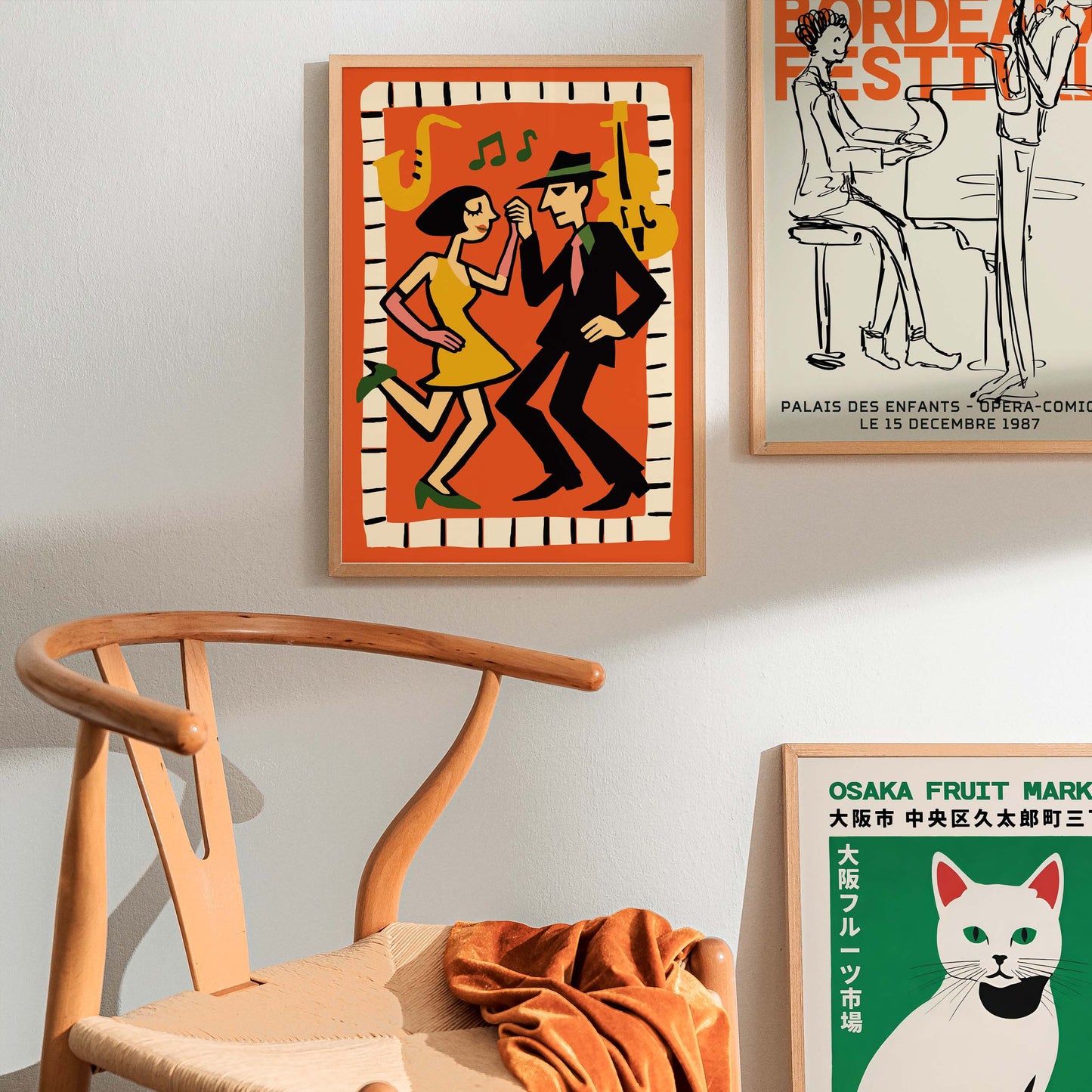 Jazz Dance Couple Poster Print