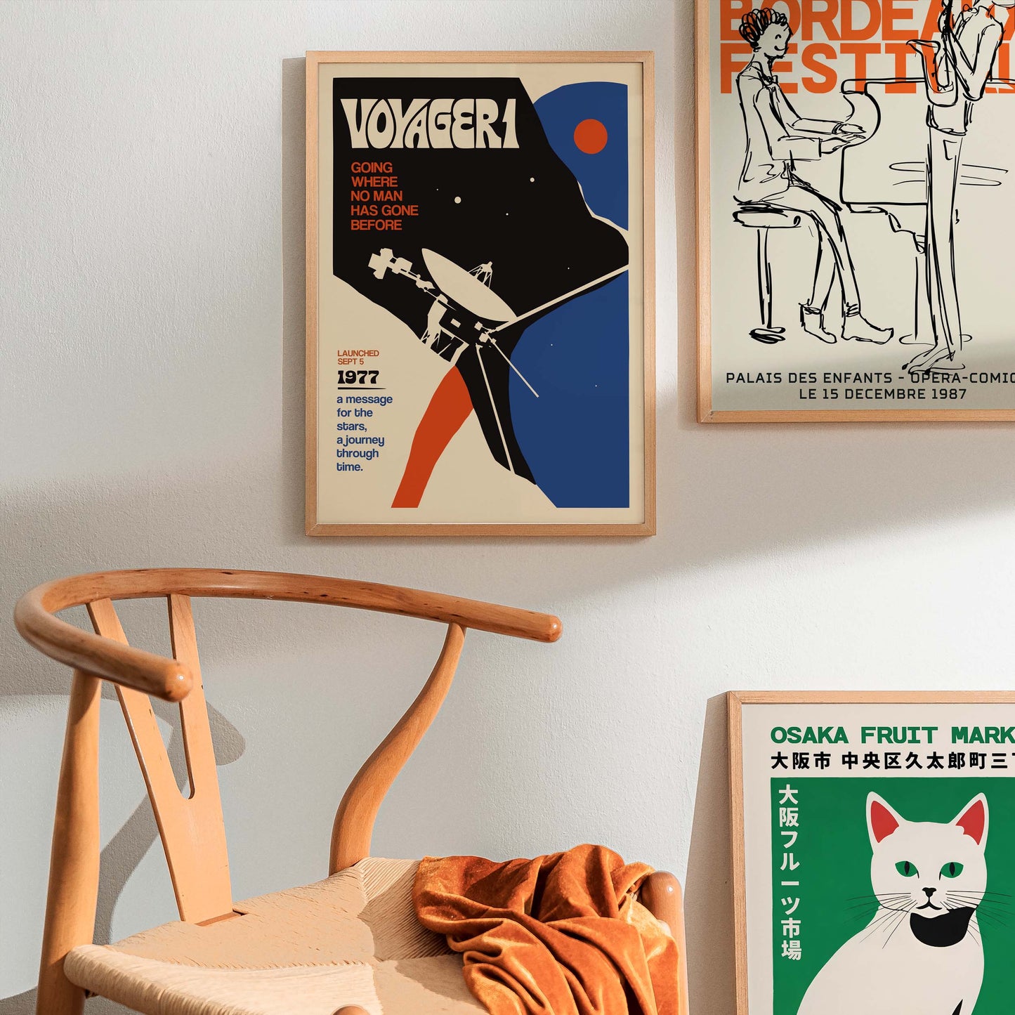 Voyager 1 Space Probe Poster