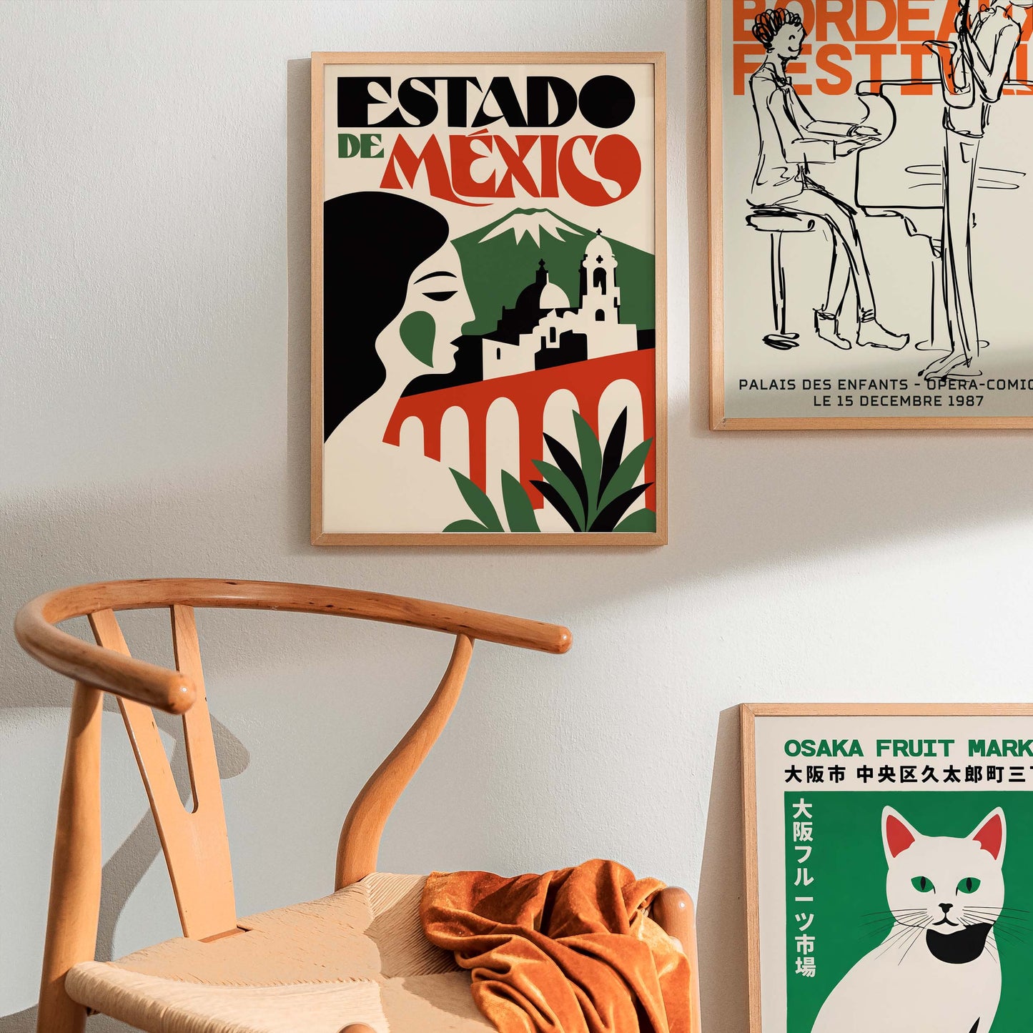 Estado De Mexico Travel Poster Living Room