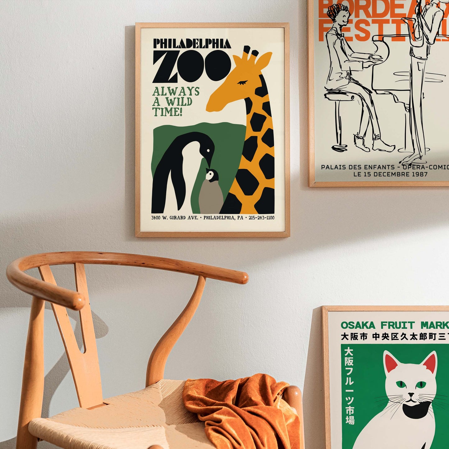Philadelphia Zoo Wall Art Nursery Playroom
