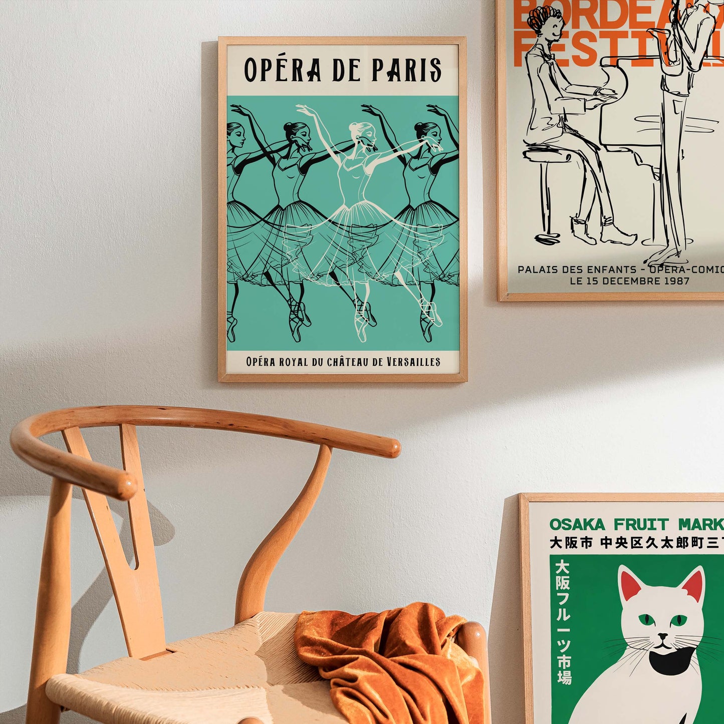 Elegant Paris Opera Ballet Poster