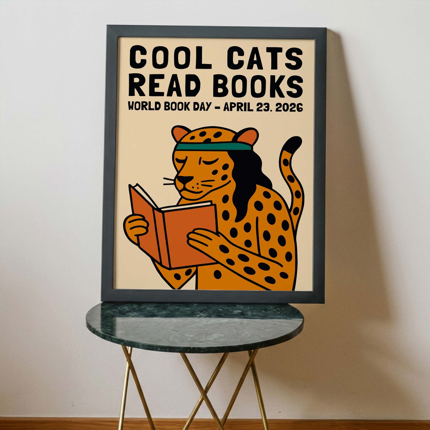 World Book Day Cat Poster