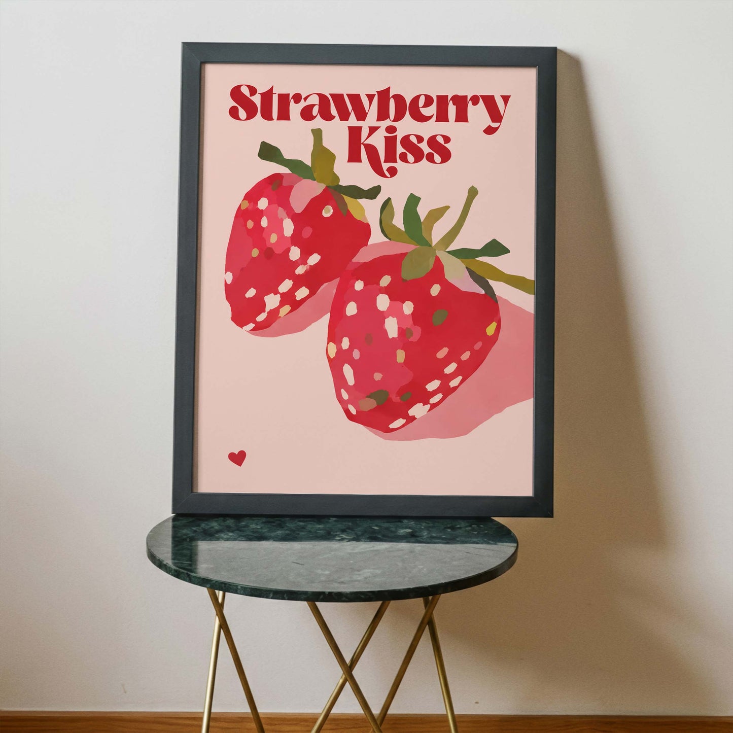 Strawberry Kiss Wall Art