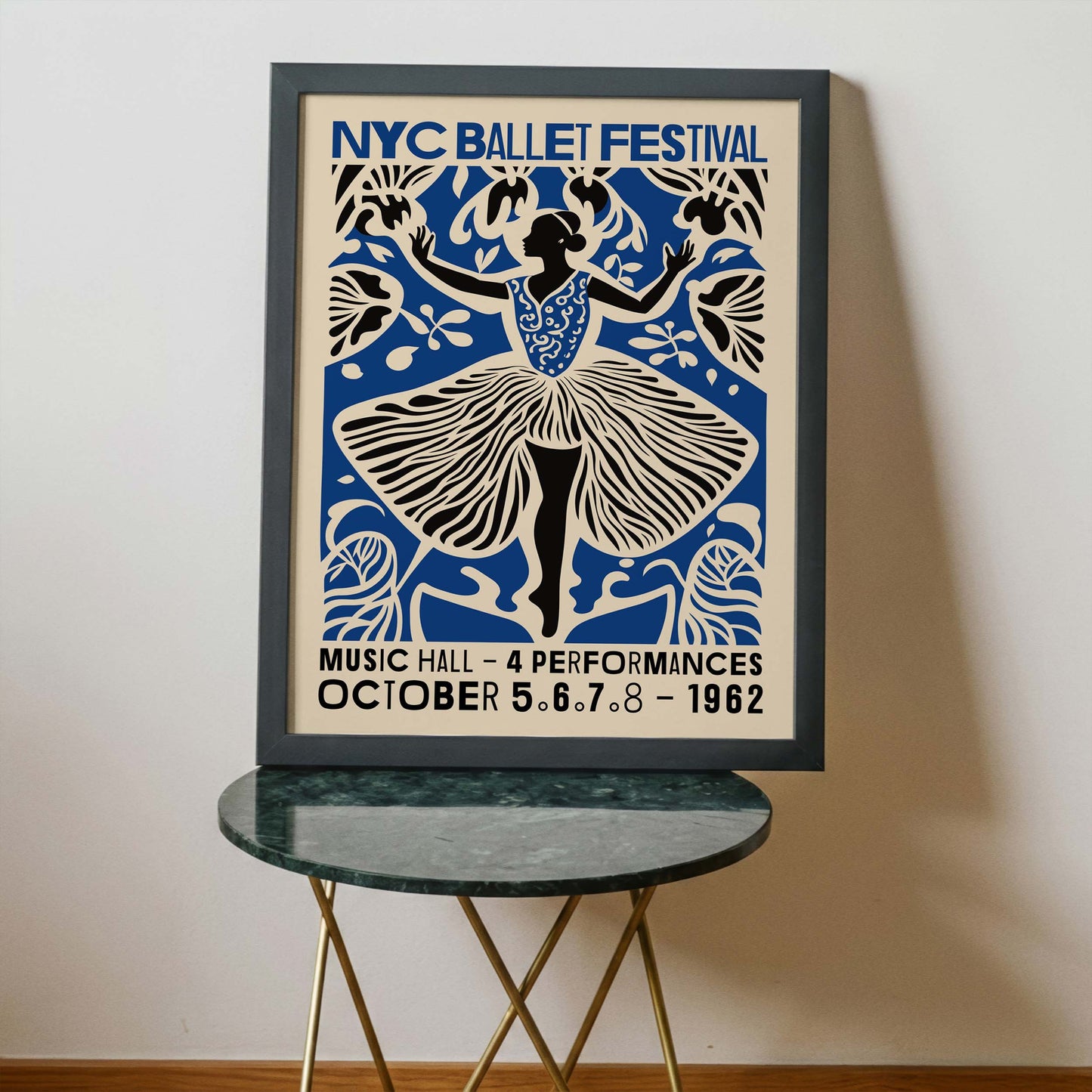 NYC Ballet Festival 1962 Poster Print