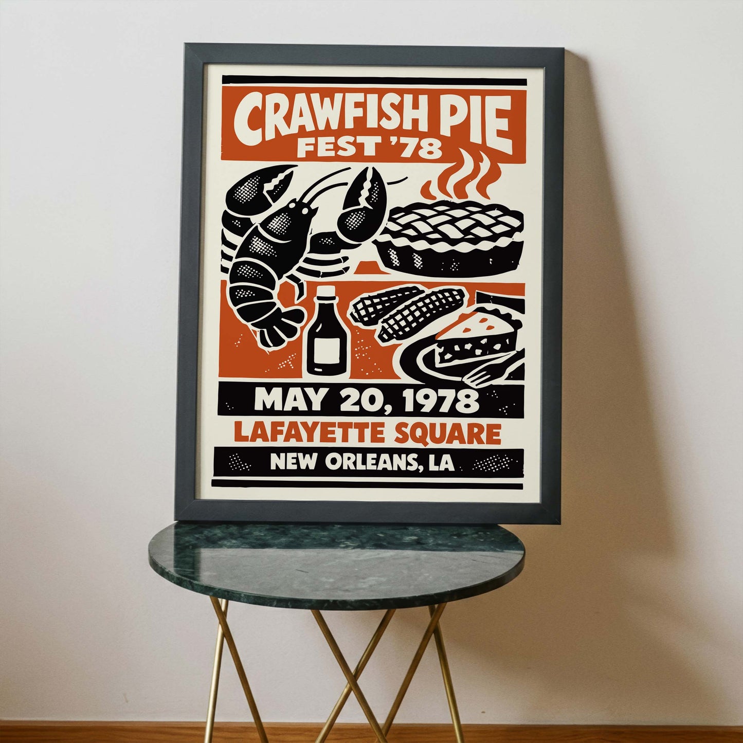 Crawfish Pie Festival Poster