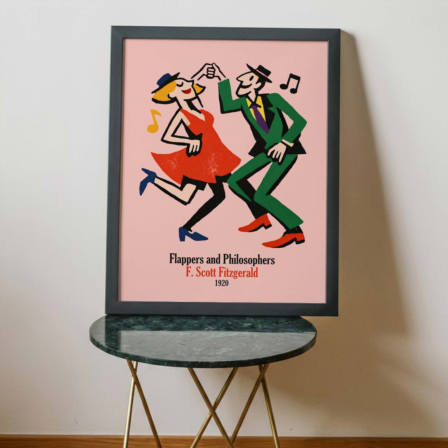 Flappers Philosophers Dance Poster Print