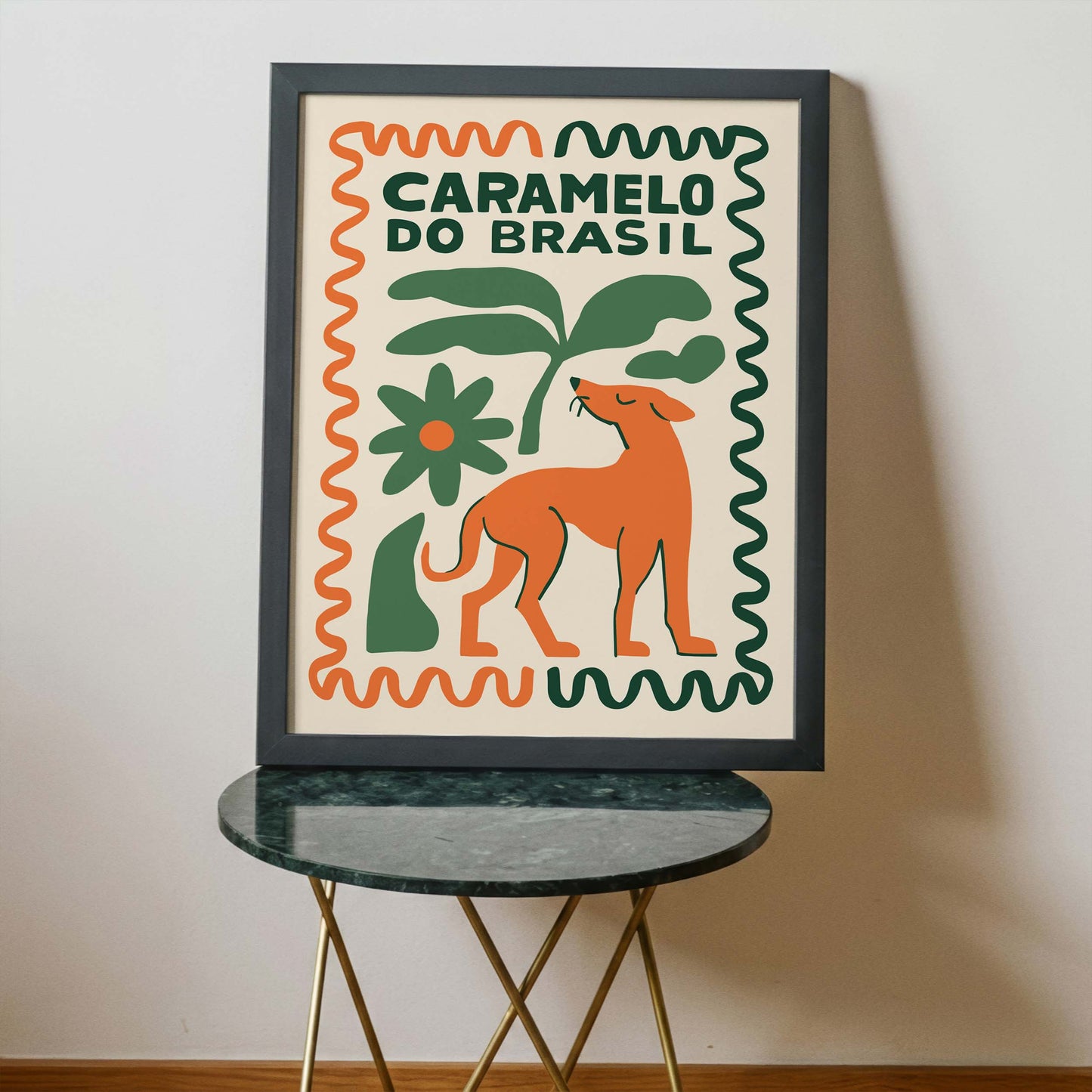 Caramelo Do Brasil Minimal Dog Poster