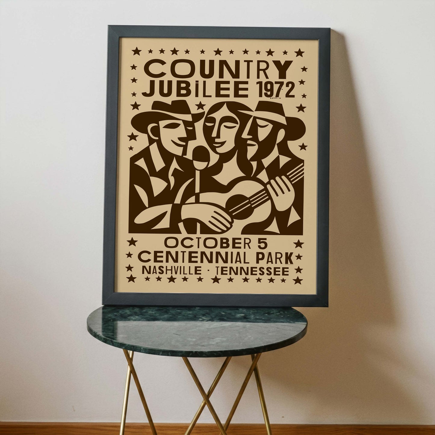 Country Jubilee 1972 Nashville Poster Print