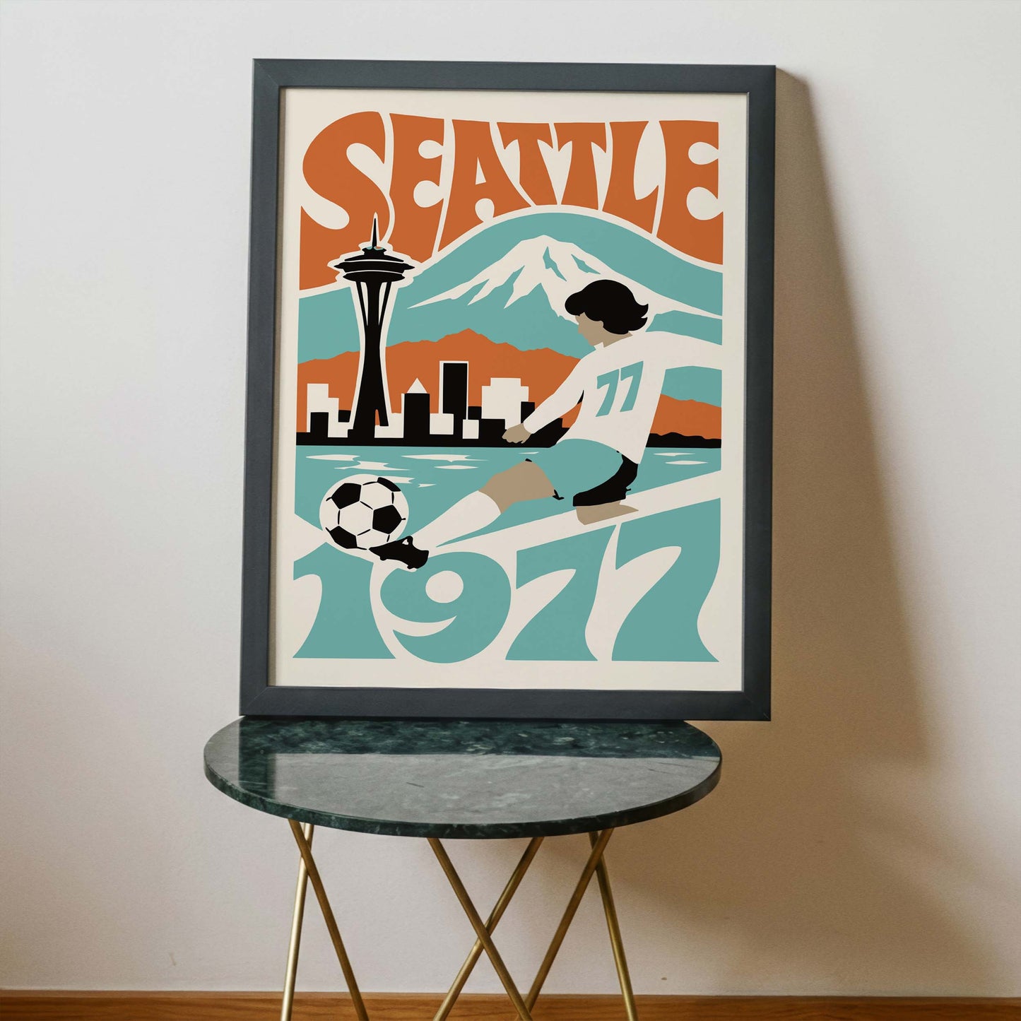 Seattle 1977 Soccer Poster