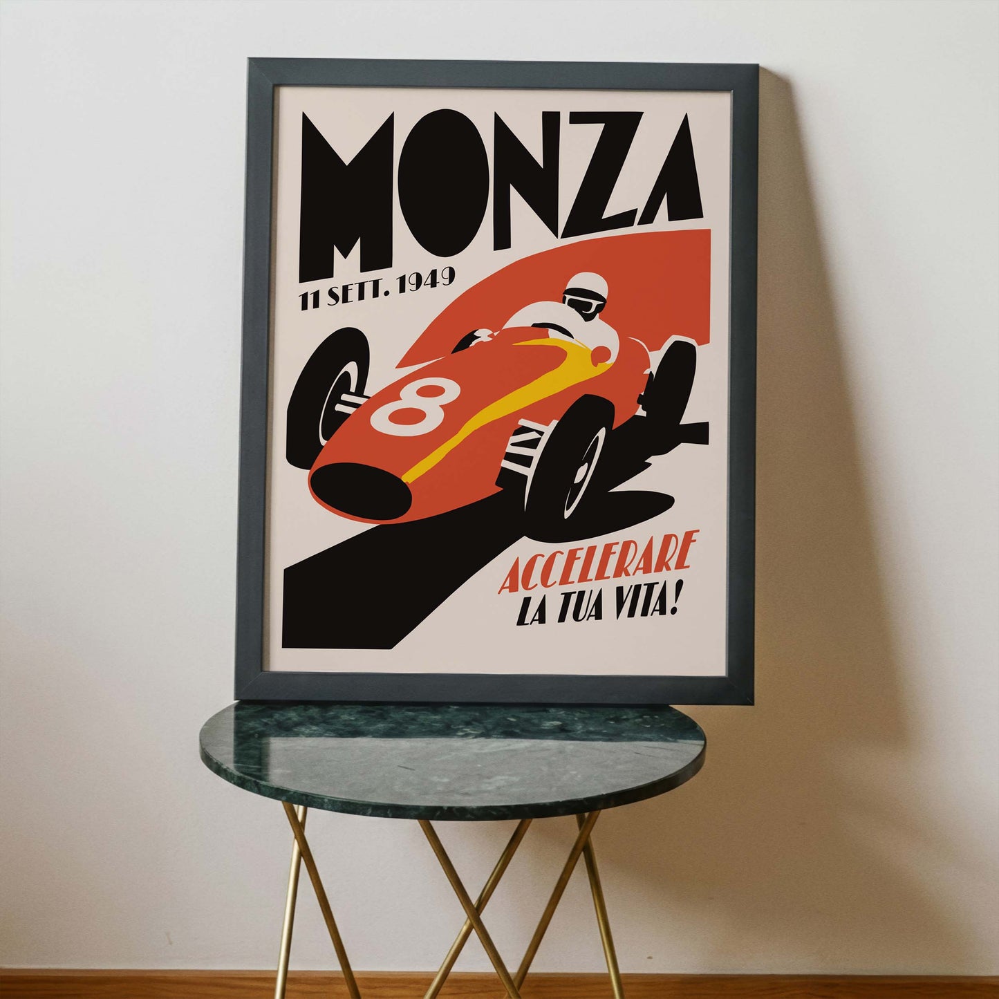 Monza Racing Wall Art Print