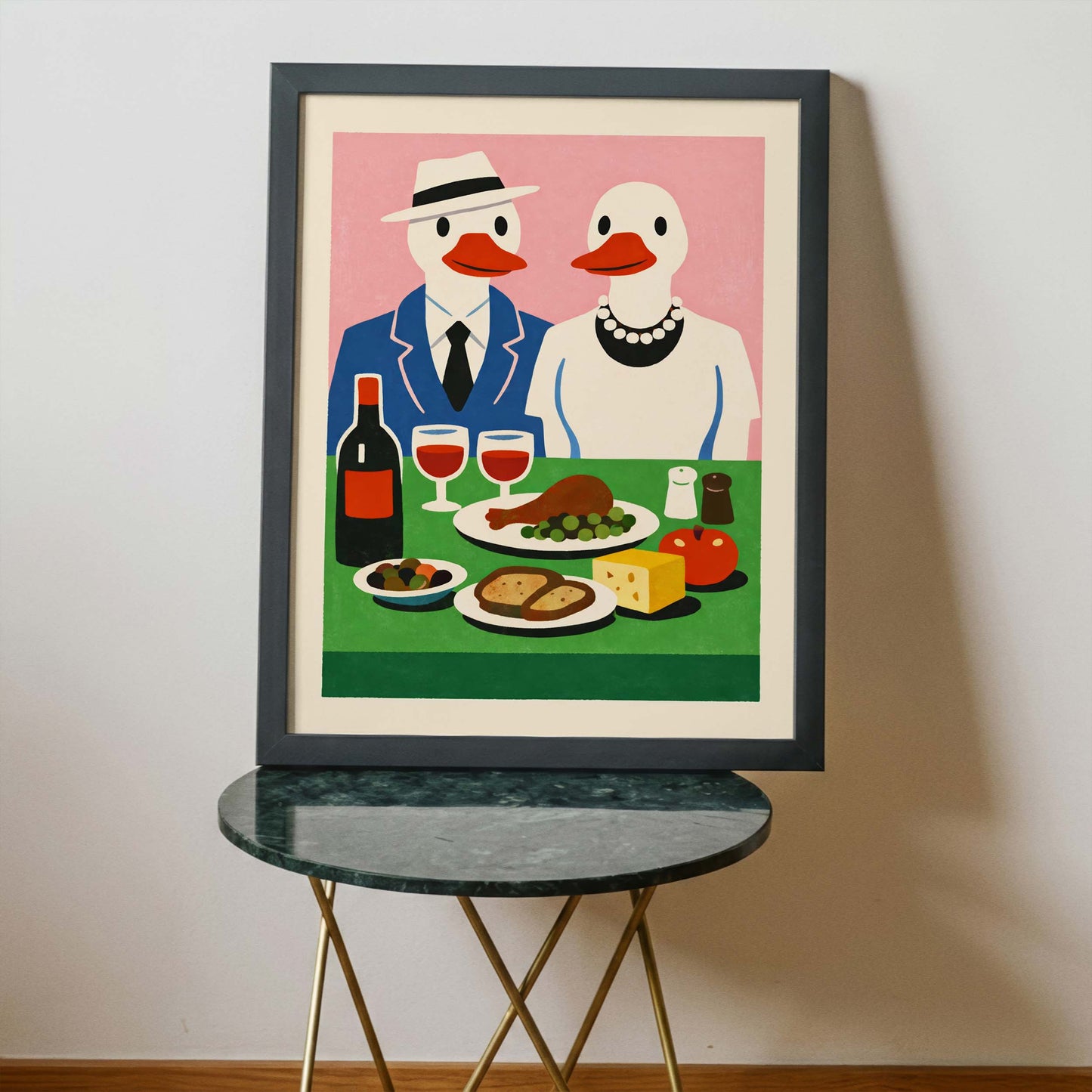 Duck Dinner Poster Print