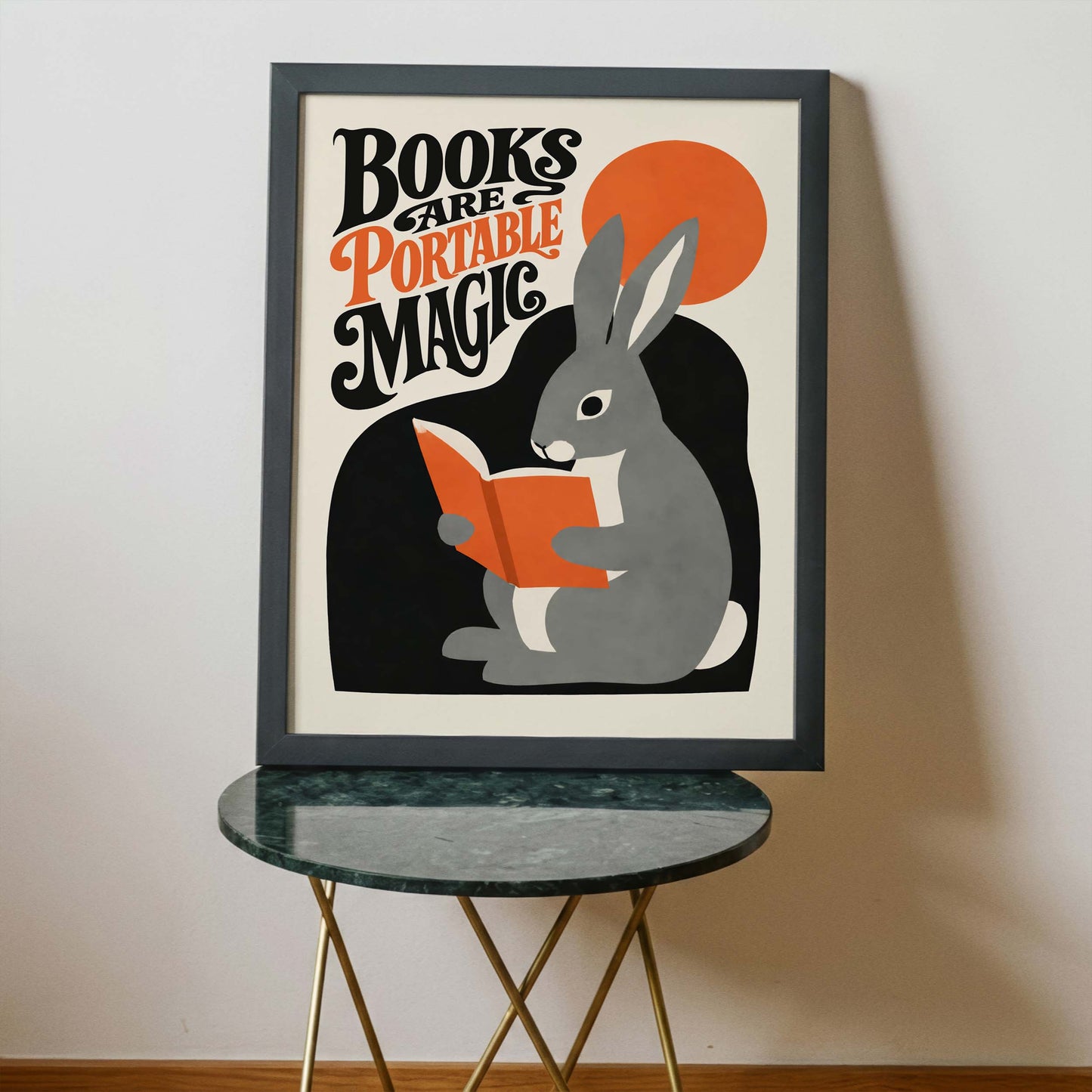 Books Are Portable Magic Print