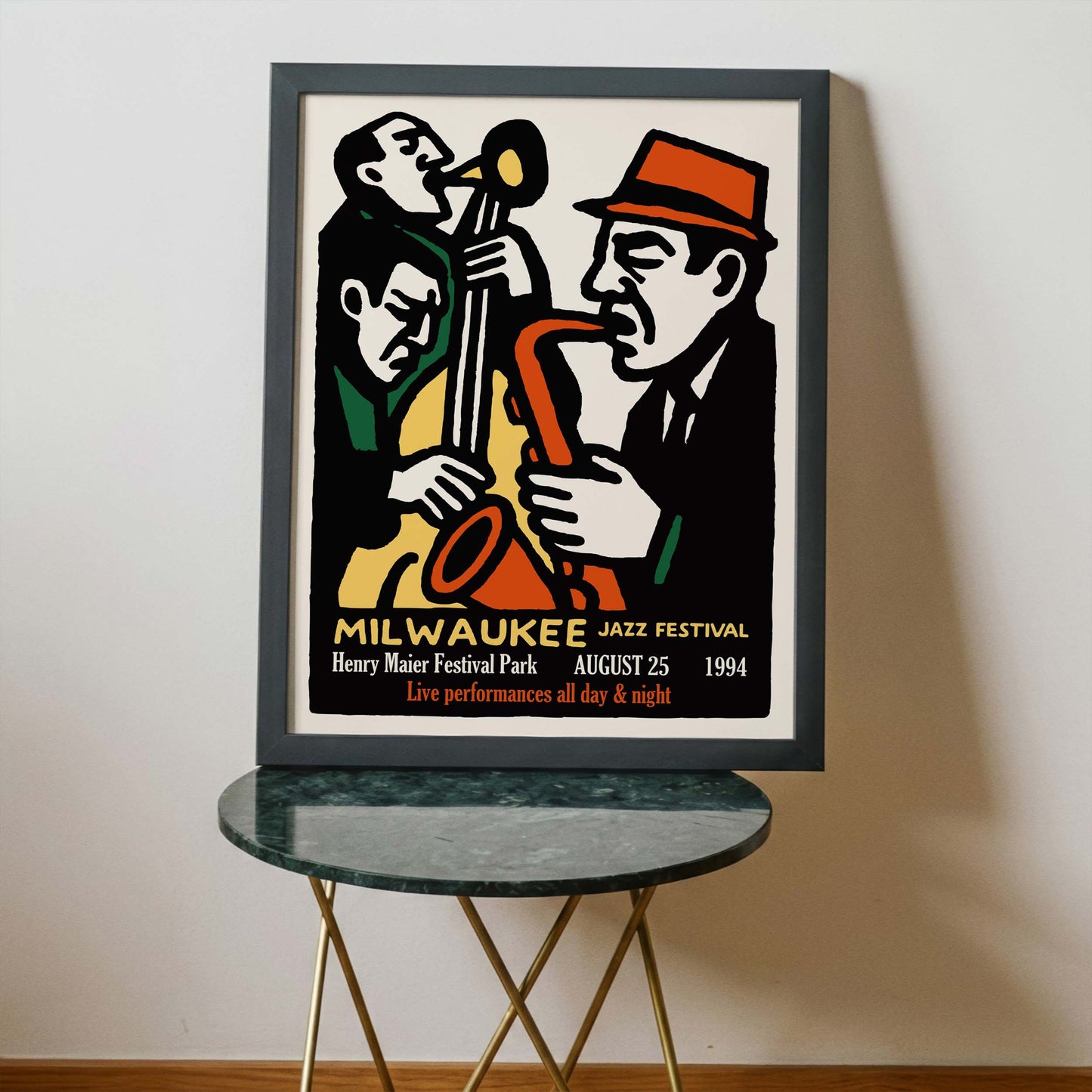 Milwaukee Jazz Festival Poster