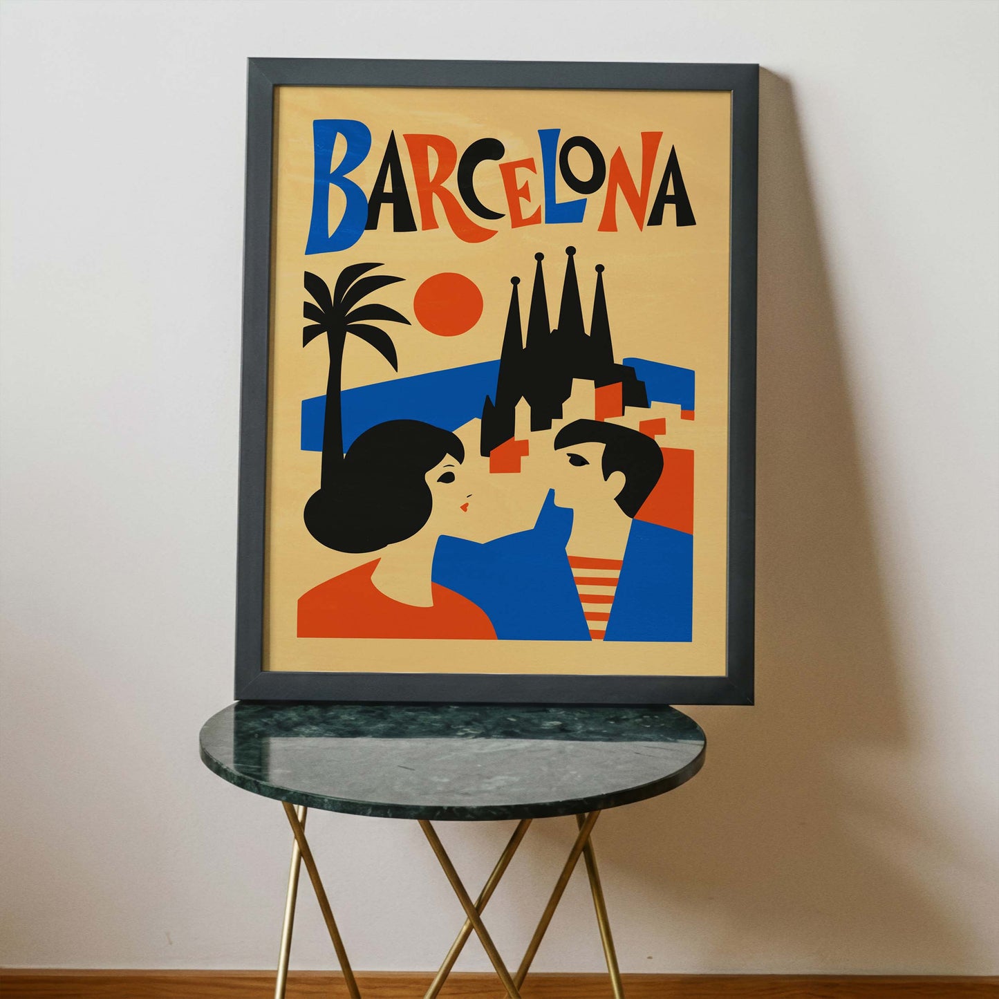 Barcelona Travel Print